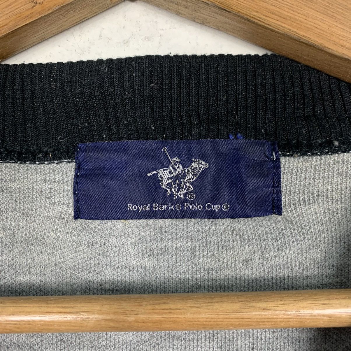 Japanese Brand Royal Barks Polo Cup Big Logo Crewneck Sweatshirt Size US M / EU 48-50 / 2 - 11 Thumbnail
