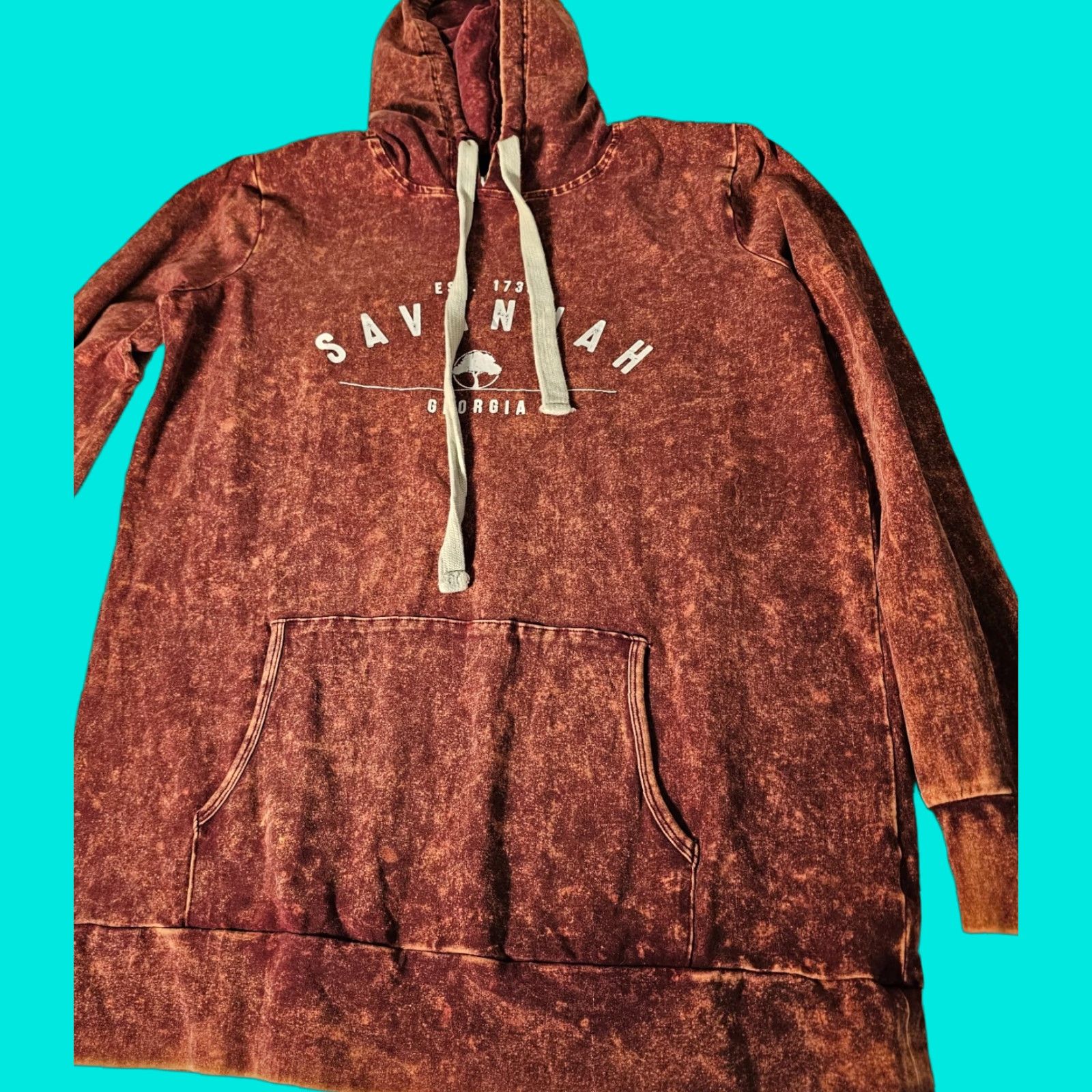 Vintage ZENANA Oversized Sweatshirt Pullover Fleece Cotton Blend Orange Size M Casual Womens Size M / US 6-8 / IT 42-44 - 1 Thumbnail