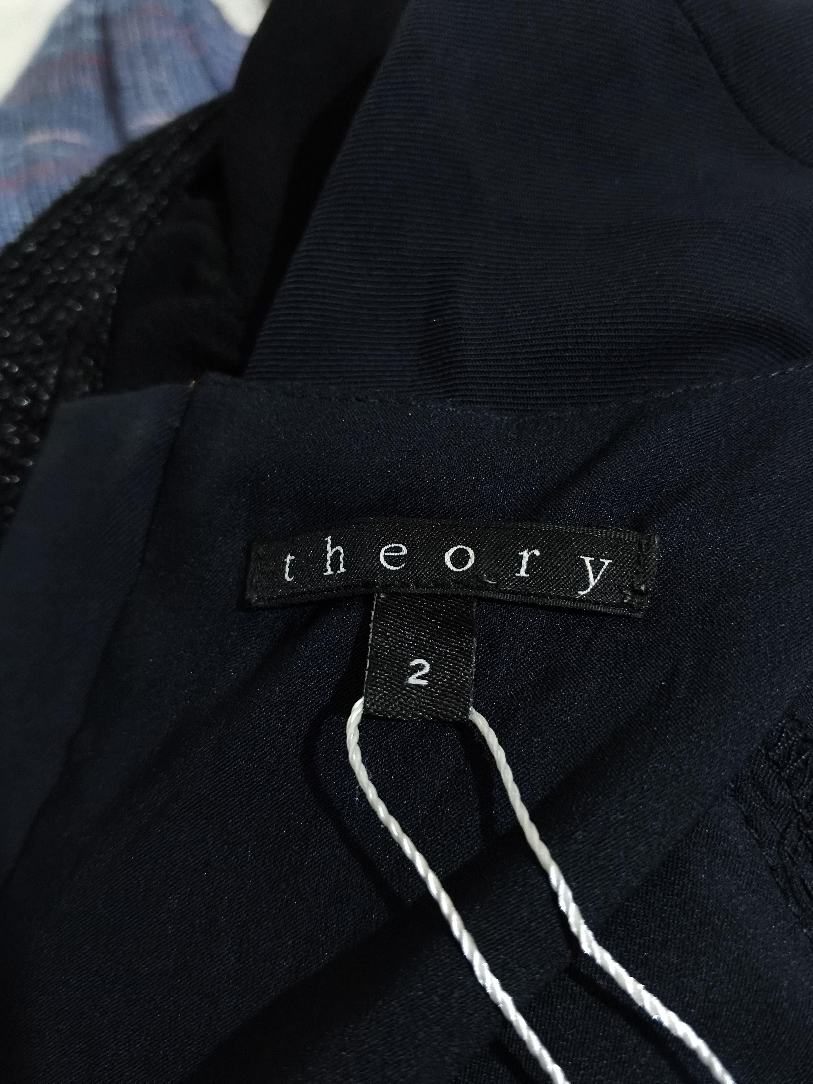 Theory Theory Eloria Madera Black Minimal Shift Dress Size XS / US 0-2 / IT 36-38 - 7 Thumbnail