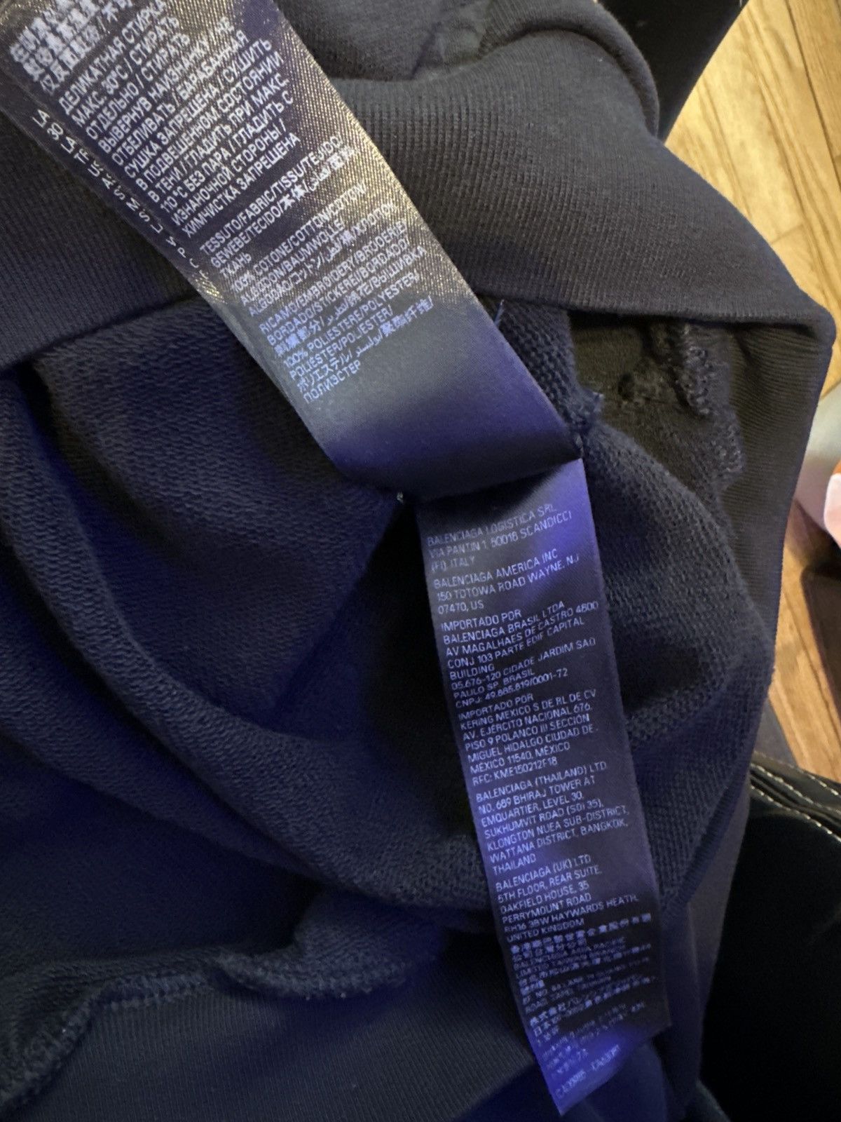 Balenciaga Plain Logo Hoodie