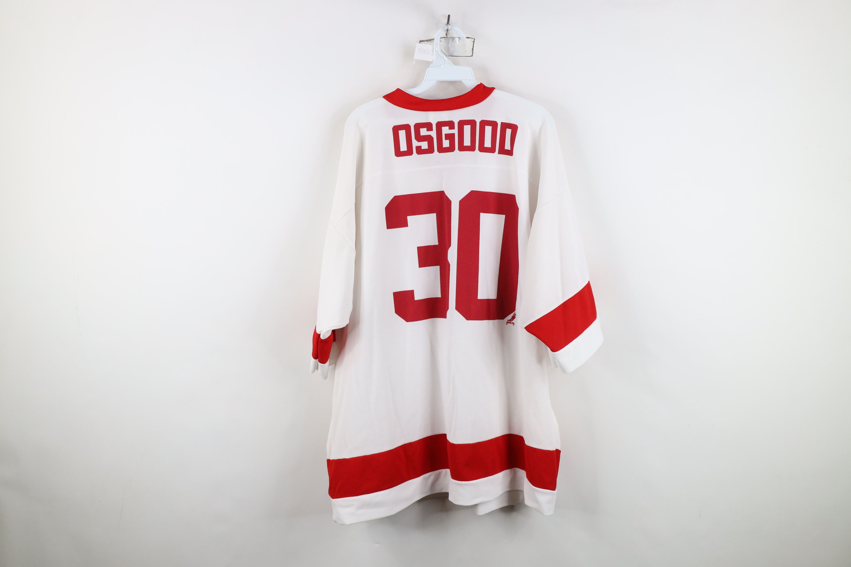 Vintage Vintage 90s Detroit Red Wings Hockey Jersey White #30 USA Size US XXL / EU 58 / 5 - 12 Thumbnail