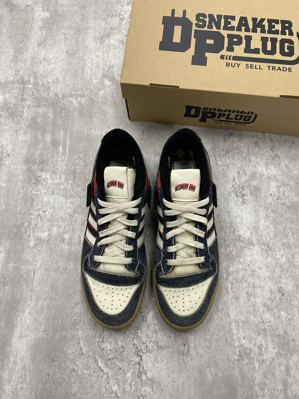 Adidas Size 10M - adidas Forum Low Midwest Kids “Black Gum” Size US 10 / EU 43 - 3 Thumbnail