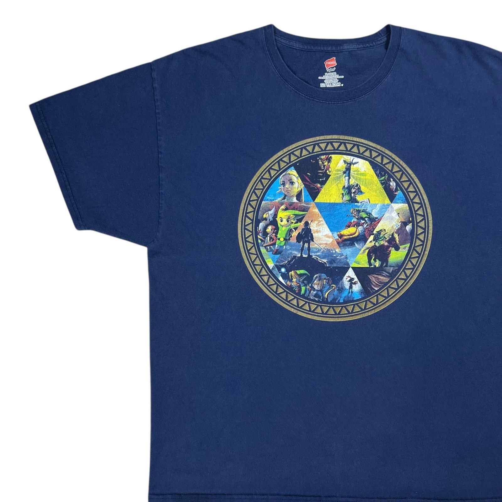 Hanes × Nintendo × Vintage Y2K Legend of Zelda Symphony of the Goddesses faded tee Size US XL / EU 56 / 4 - 4 Thumbnail
