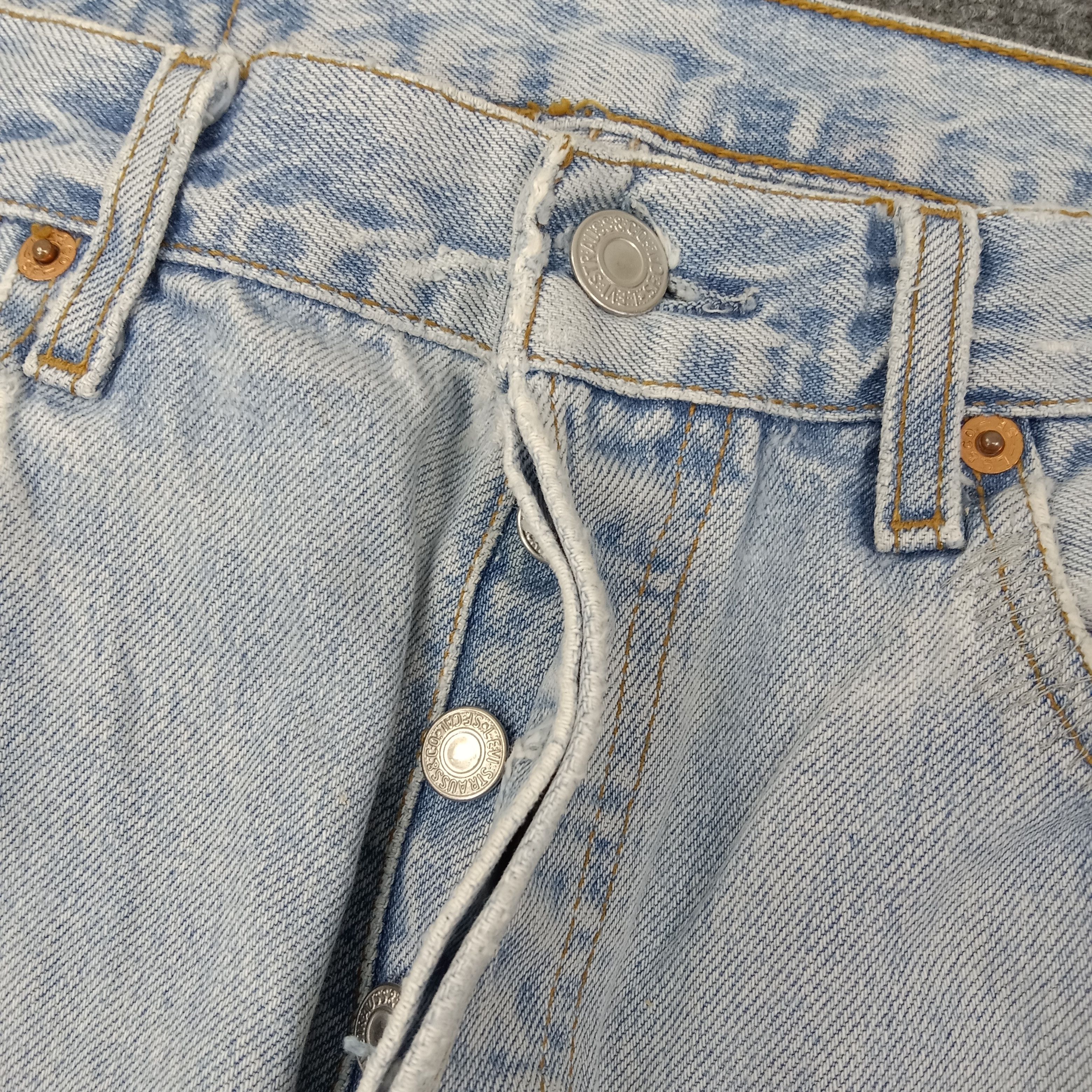 Levi's Levi Strauss & CO Distressed Style Patchwork Jeans C252N18 Size US 28 / EU 44 - 4 Thumbnail