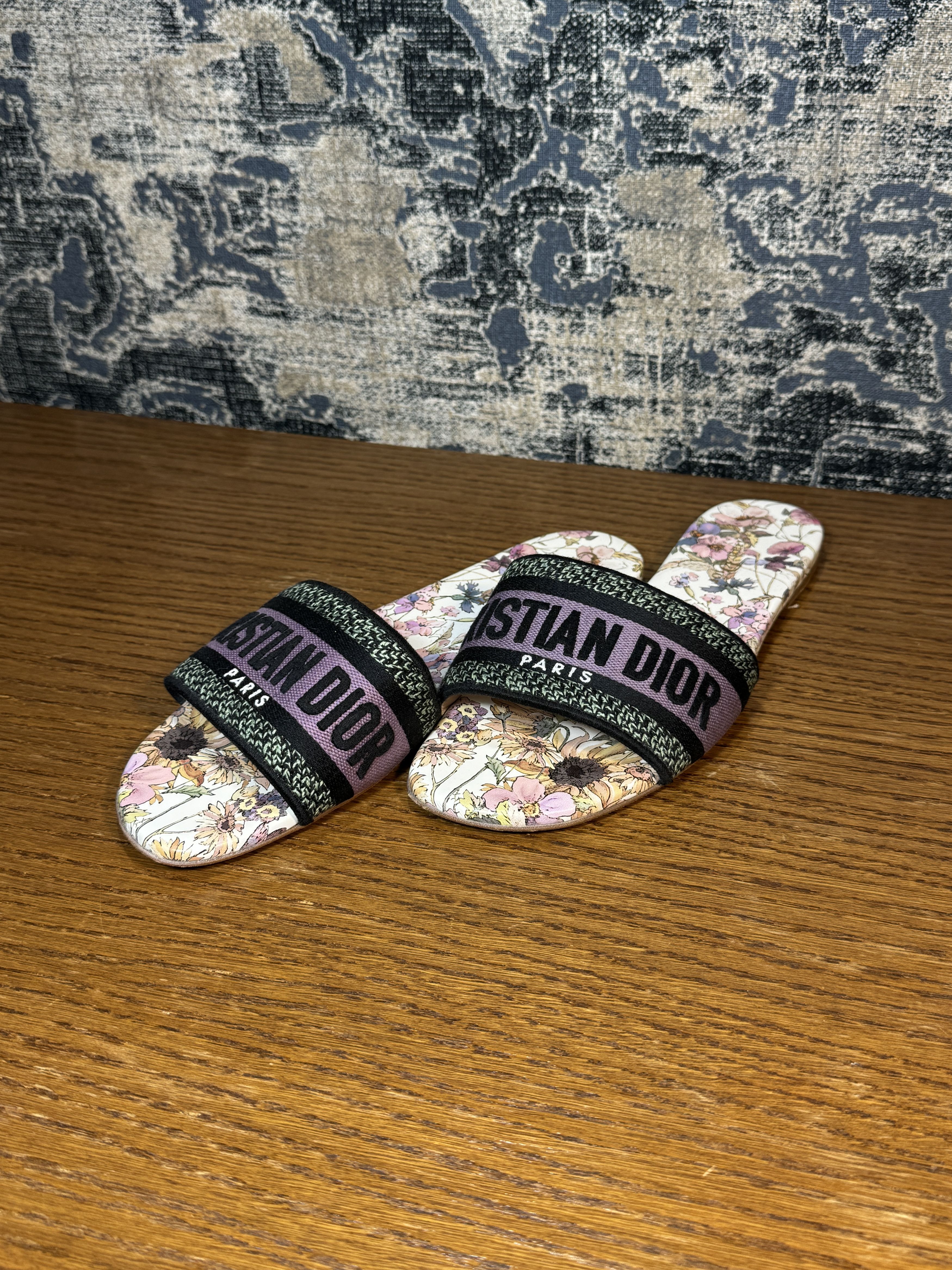 Dior Dior Dway slides Plan de Paris embroidery Size US 8 / IT 38 - 1 Thumbnail