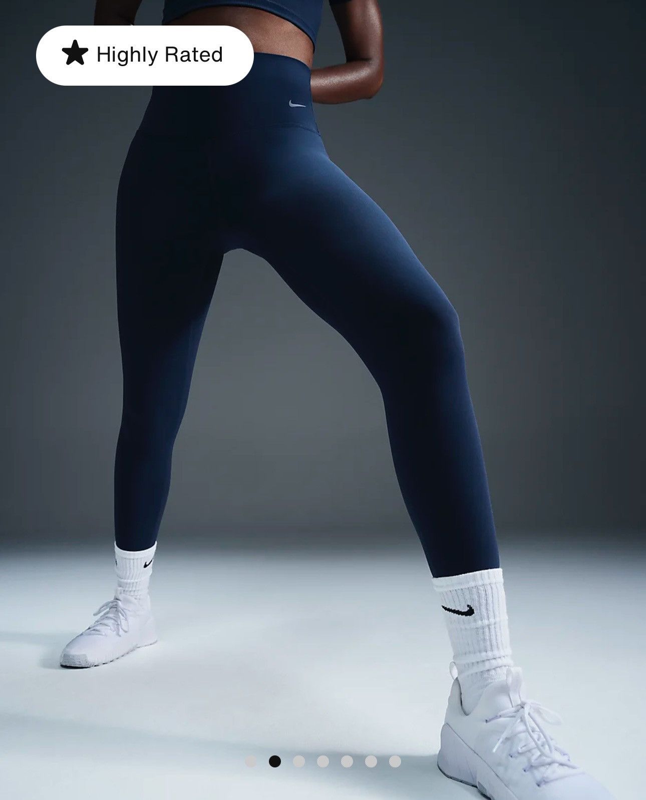 Nike Nike Zenvy Women's Gentle-Support High-Waisted 7/8 Leggings Size 27" / US 4 / IT 40 - 2 Thumbnail