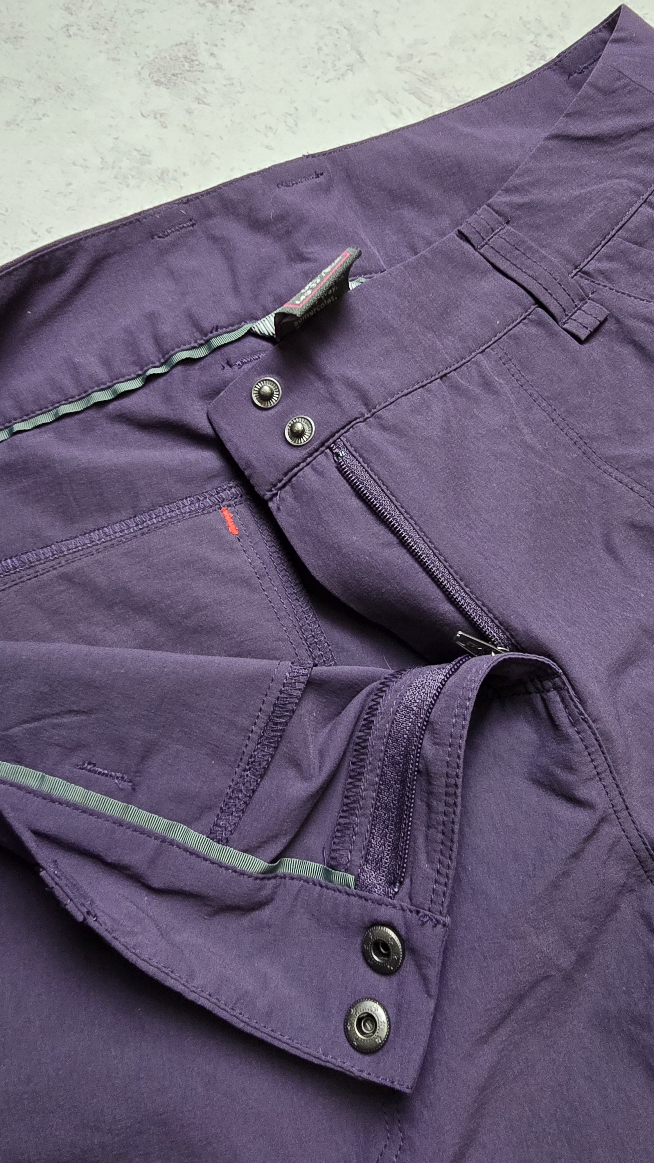 Rab Rab Women's Purple Helix Trousers Active Hiking Walk Pants Size 32" / US 10 / IT 46 - 13 Thumbnail