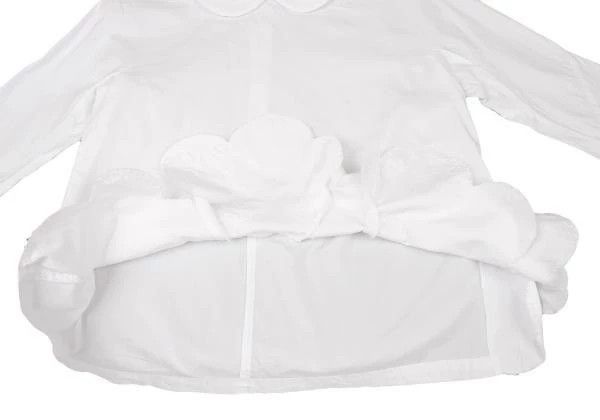 Comme des Garcons Comme Des Garcons White Vintage Petal Crew Neck Top Size S / US 4 / IT 40 - 7 Thumbnail