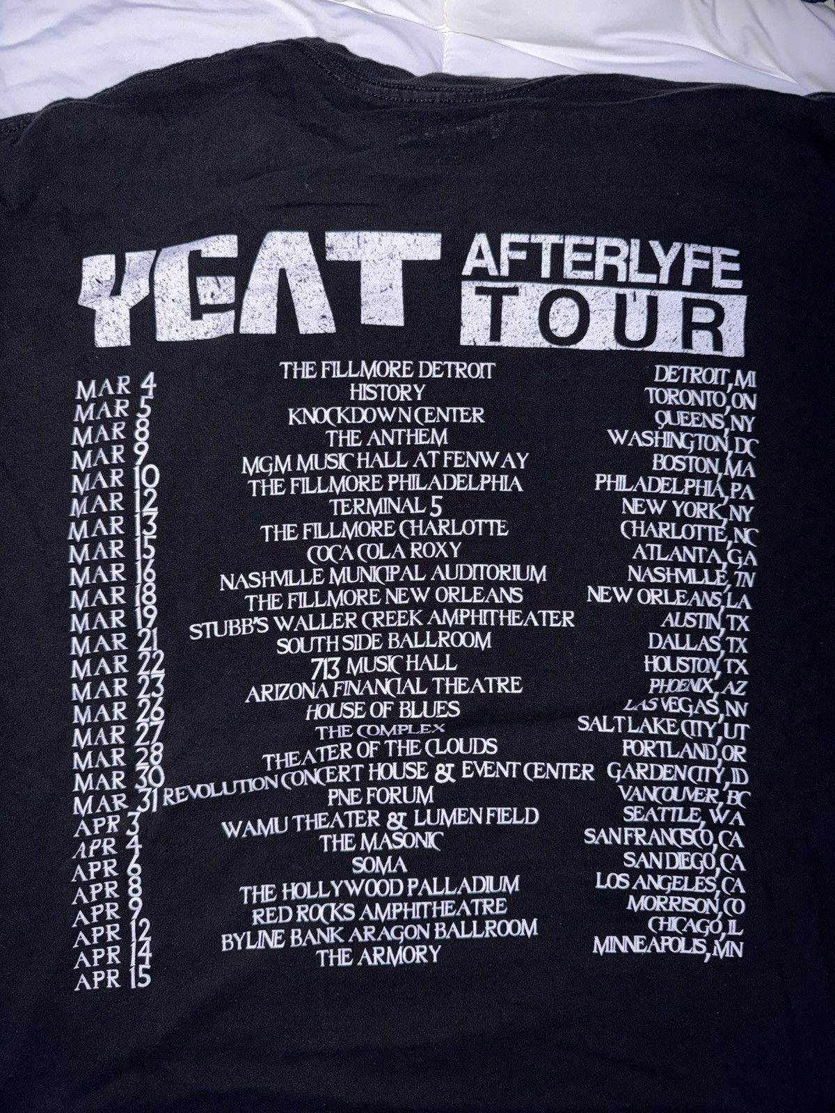Yeat Yeat Afterlyfe tee Size US XL / EU 56 / 4 - 6 Thumbnail