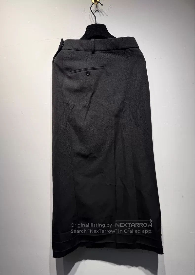 Balenciaga Balenciaga Black Wrap Around Maxi Skirt Size 33" - 2 Thumbnail