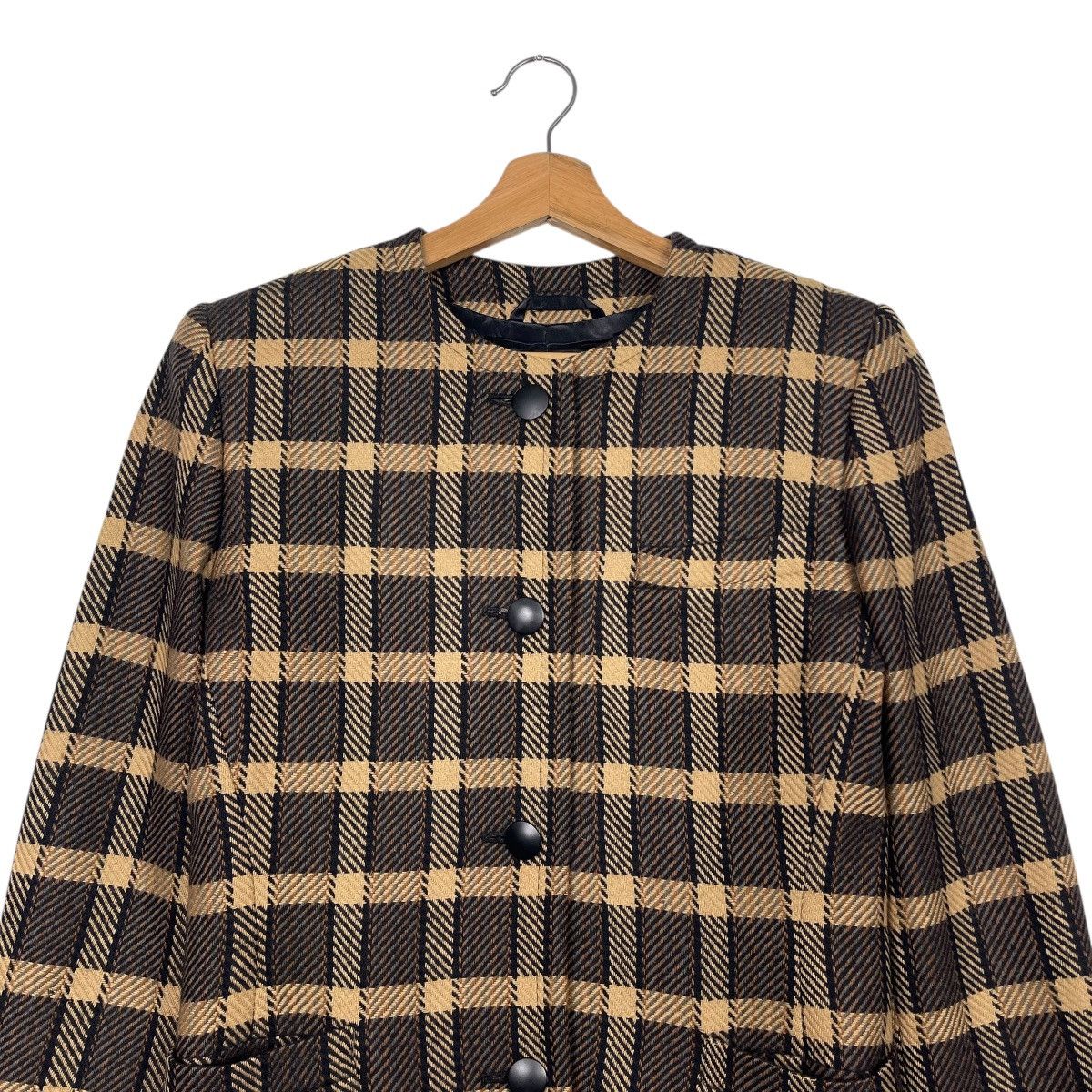 Aquascutum Vintage Aquacustum Check Button Jacket Size M / US 6-8 / IT 42-44 - 2 Thumbnail