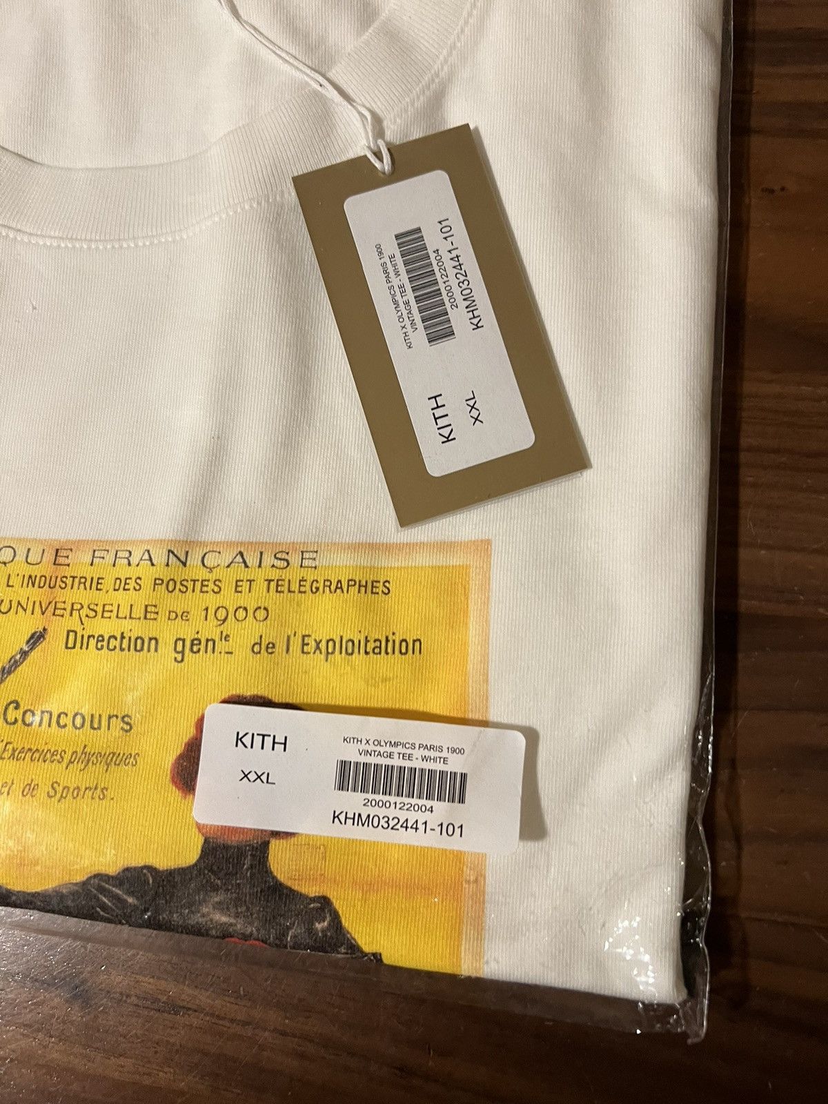 Kith for Olympics Heritage Paris 1900 Vintage Tee XXL