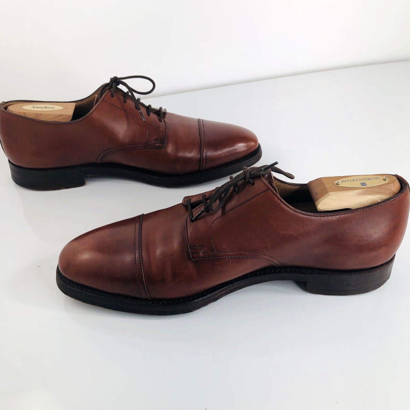 Brooks PEAL & CO. England BROOKS BROTHERS Oxford - 8E Brown Mens Dress Size ONE SIZE - 3 Thumbnail