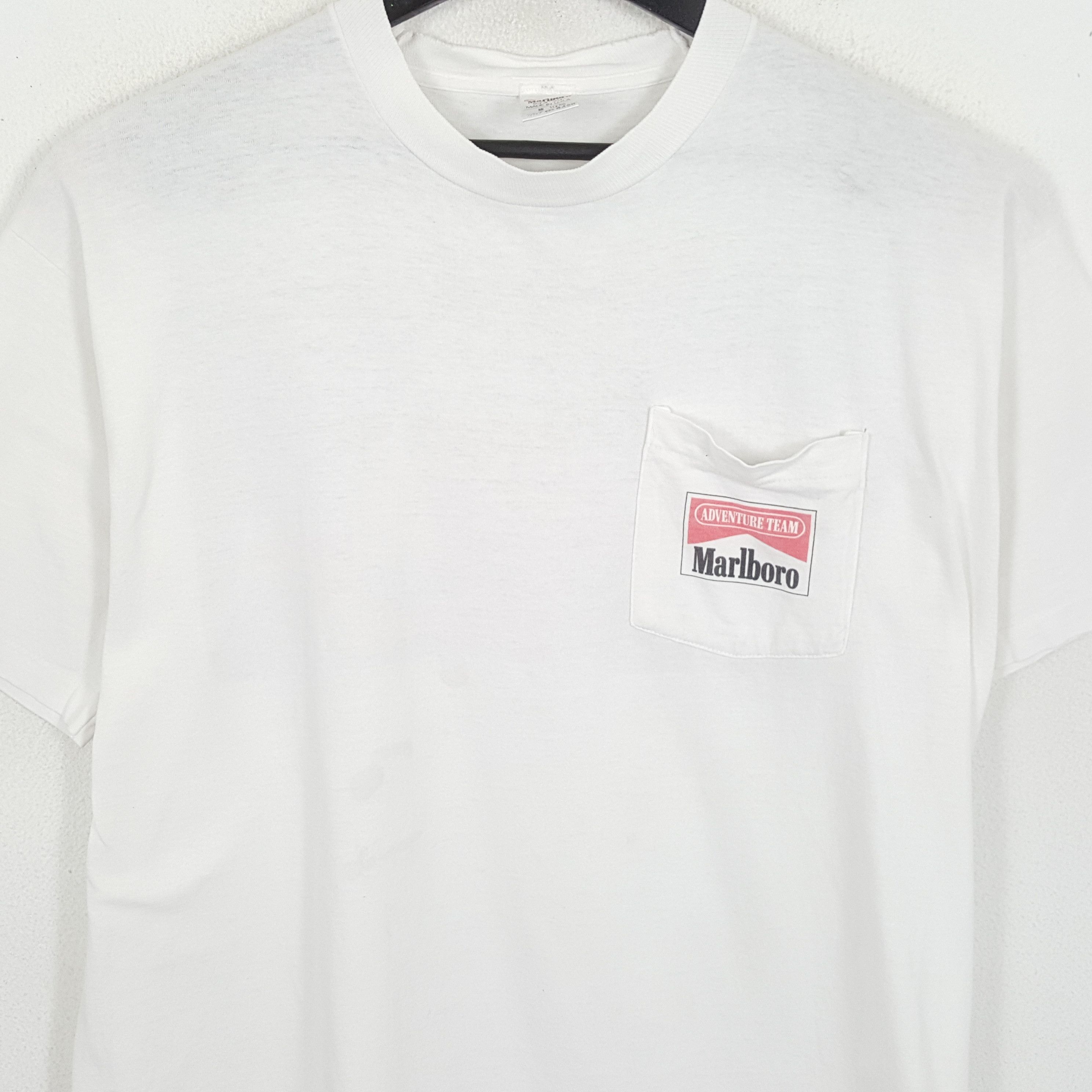 Marlboro × Vintage MARLBORO ADVENTURE TEAM Vintage Distressed Tshirt dp1 Size US XL / EU 56 / 4 - 4 Thumbnail