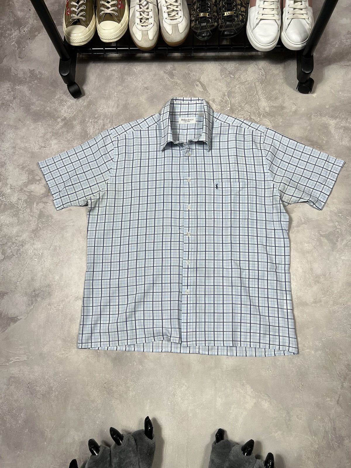 Yves Saint Laurent Vintage YSL y2k Shirt Size US XL / EU 56 / 4 - 1 Thumbnail