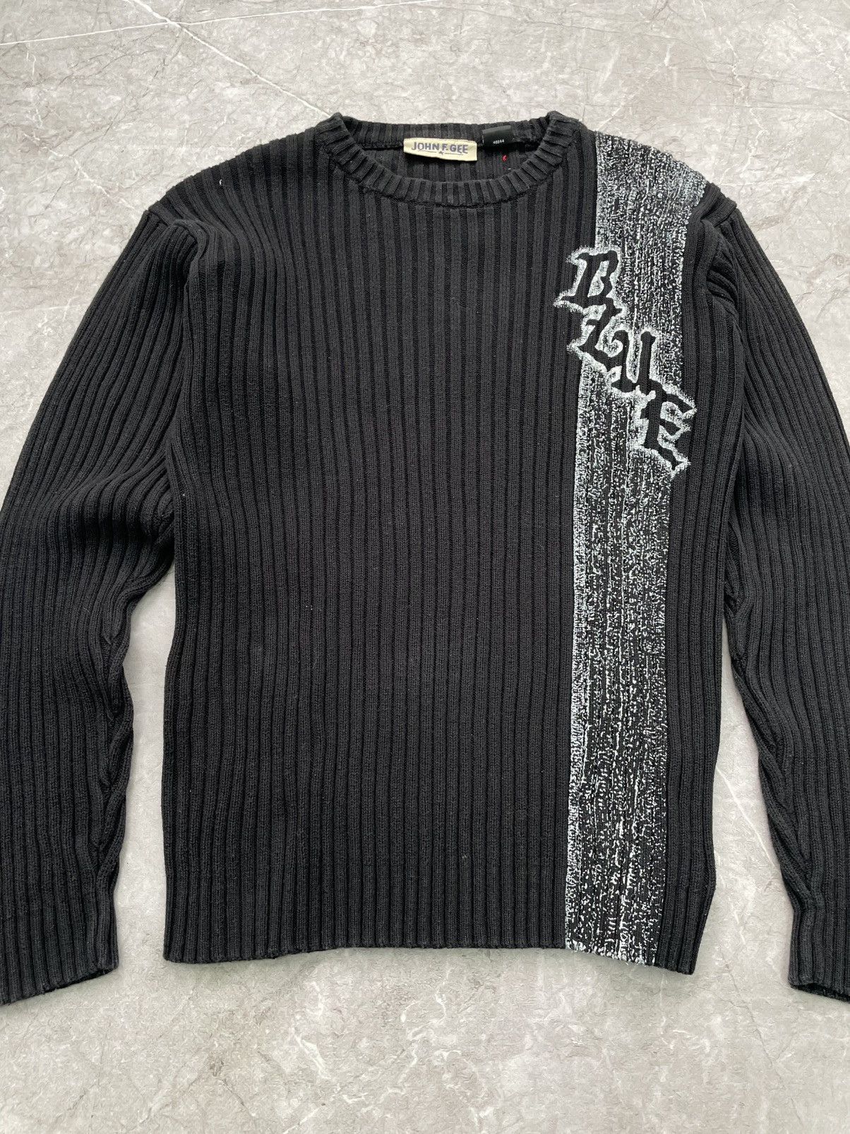 Japanese Brand × Vintage VINTAGE ARCHIVE JAPANESE DESIGNERS PRINTED SWEATER Y2K Size US L / EU 52-54 / 3 - 6 Thumbnail