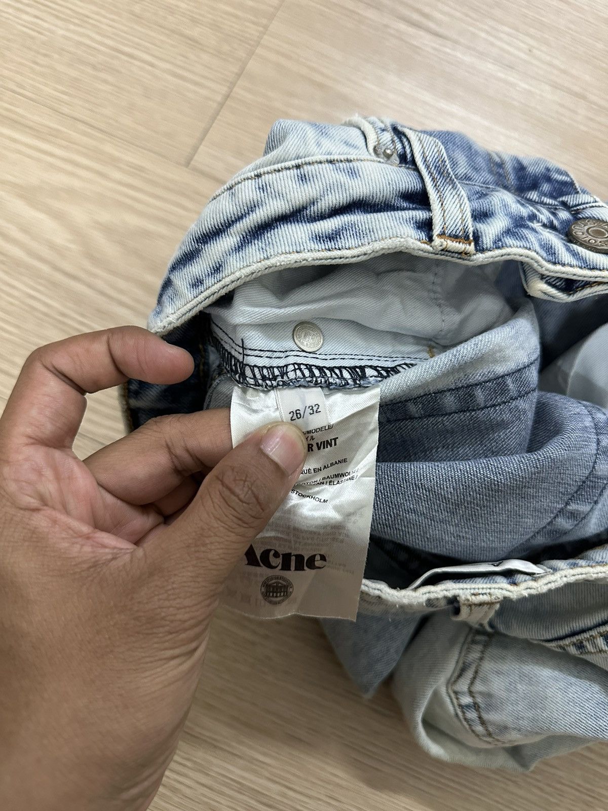 Acne Studios × Designer Beautiful Acne Studios Flex Silver Vint Skinny Jeans Size 26" / US 2 / IT 38 - 9 Thumbnail
