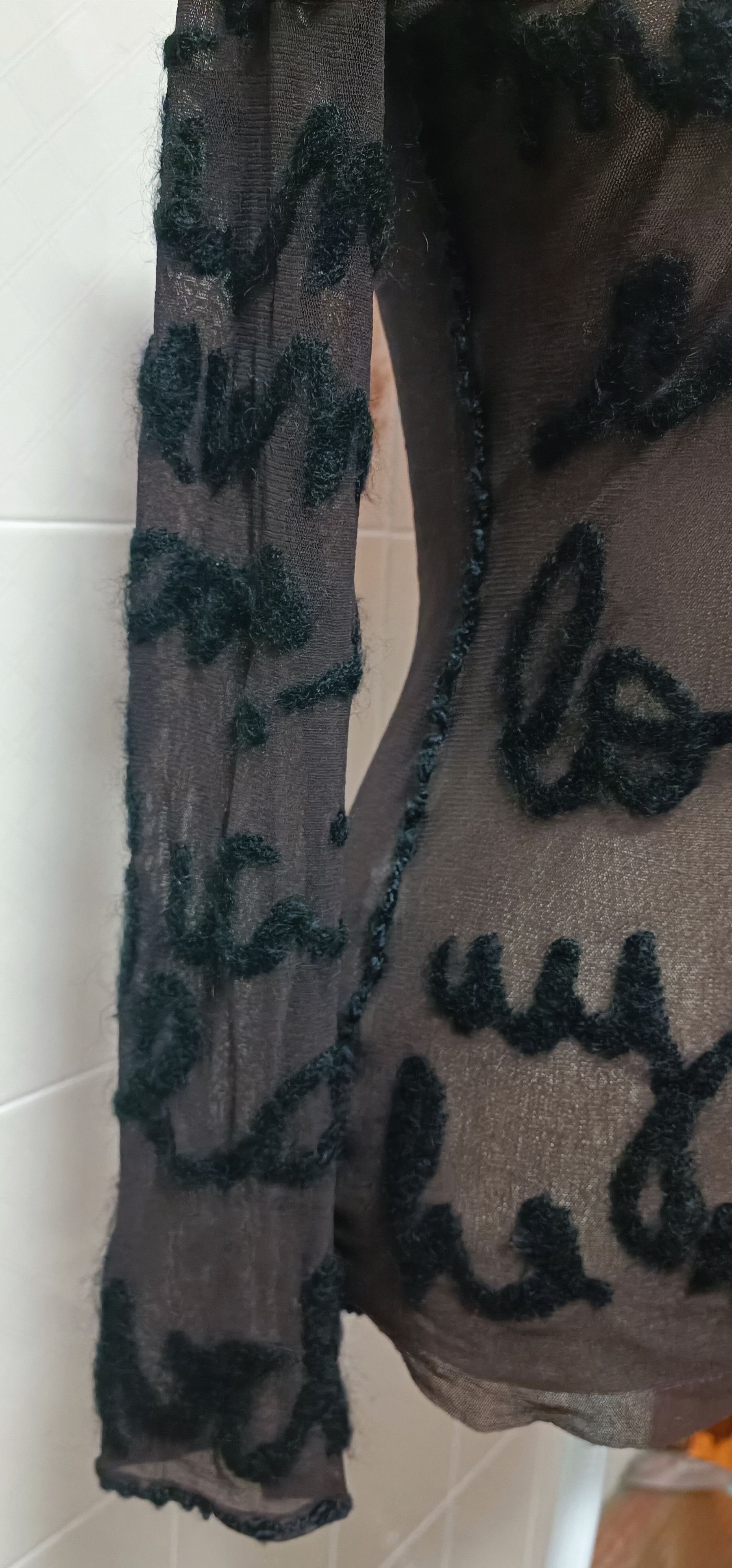 Jean Paul Gaultier Fall2001 - Iconic wool word top Size L / US 10 / IT 46 - 11 Thumbnail
