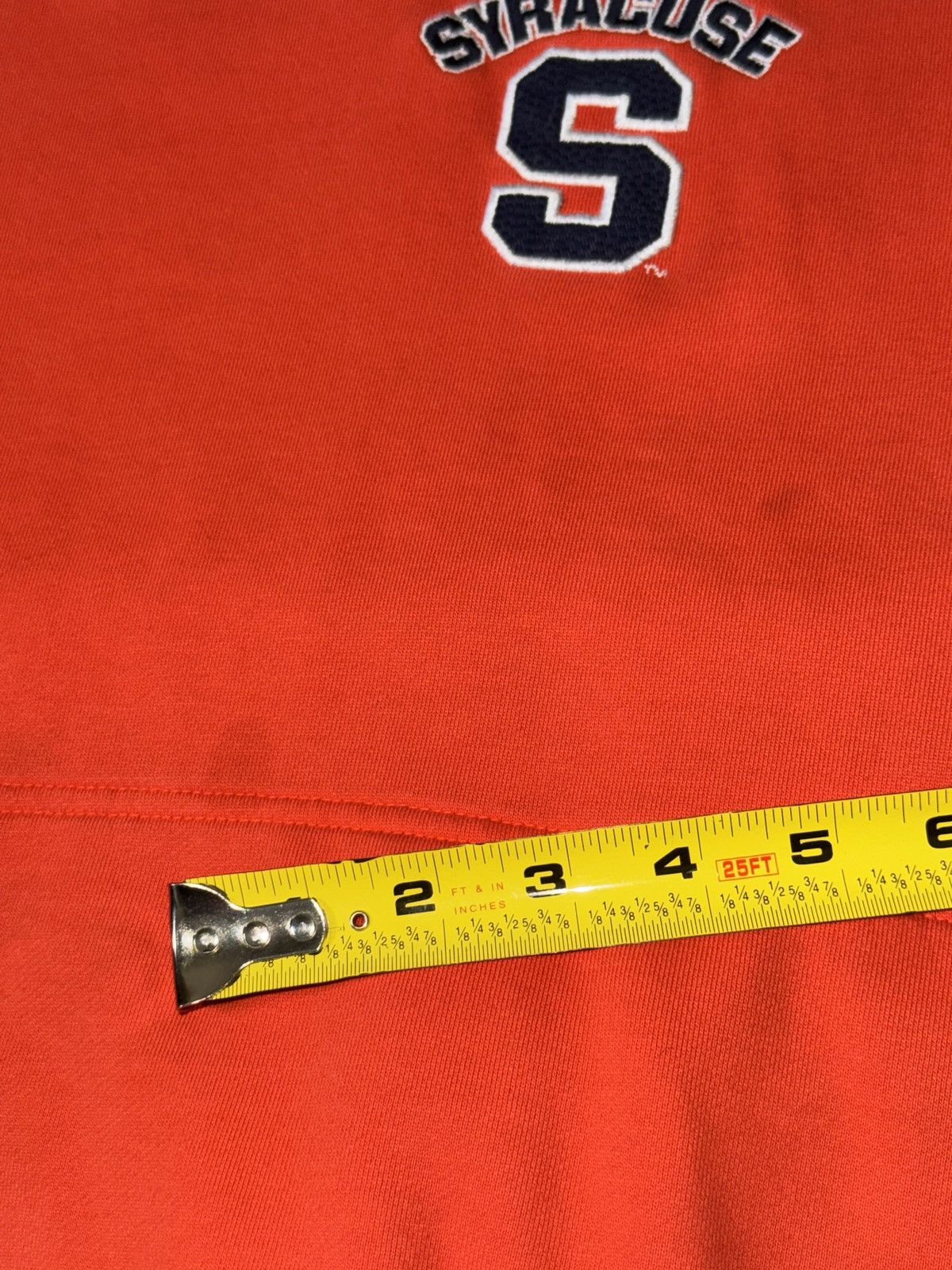 Nike × Vintage Y2K Nike Center Check Swoosh Syracuse Orangemen Sweatshirt Size US L / EU 52-54 / 3 - 7 Thumbnail