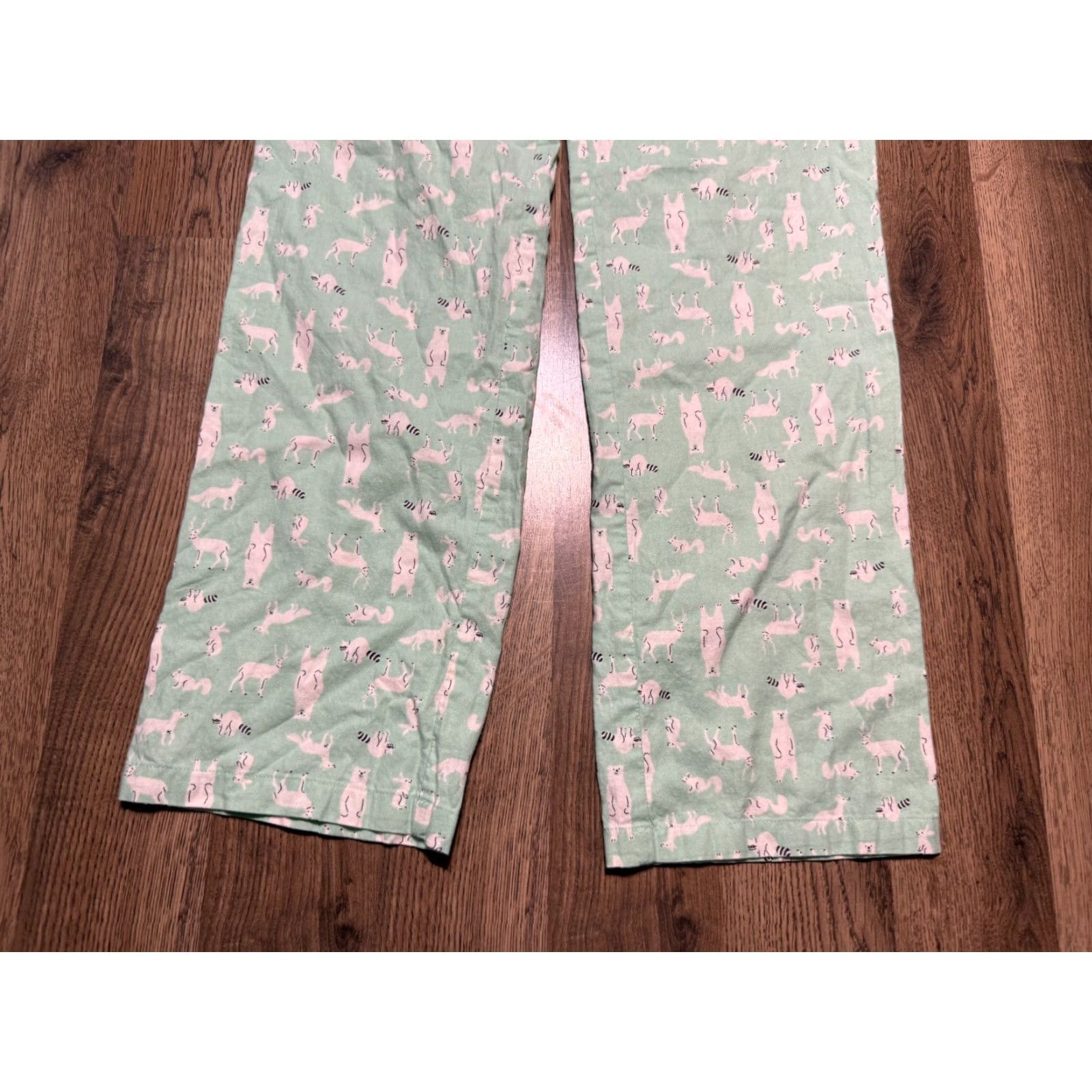 Essentials Amazon Essentials Sleepwear Pants Womens Small Green White Black Animals Size 28" / US 6 / IT 42 - 3 Thumbnail