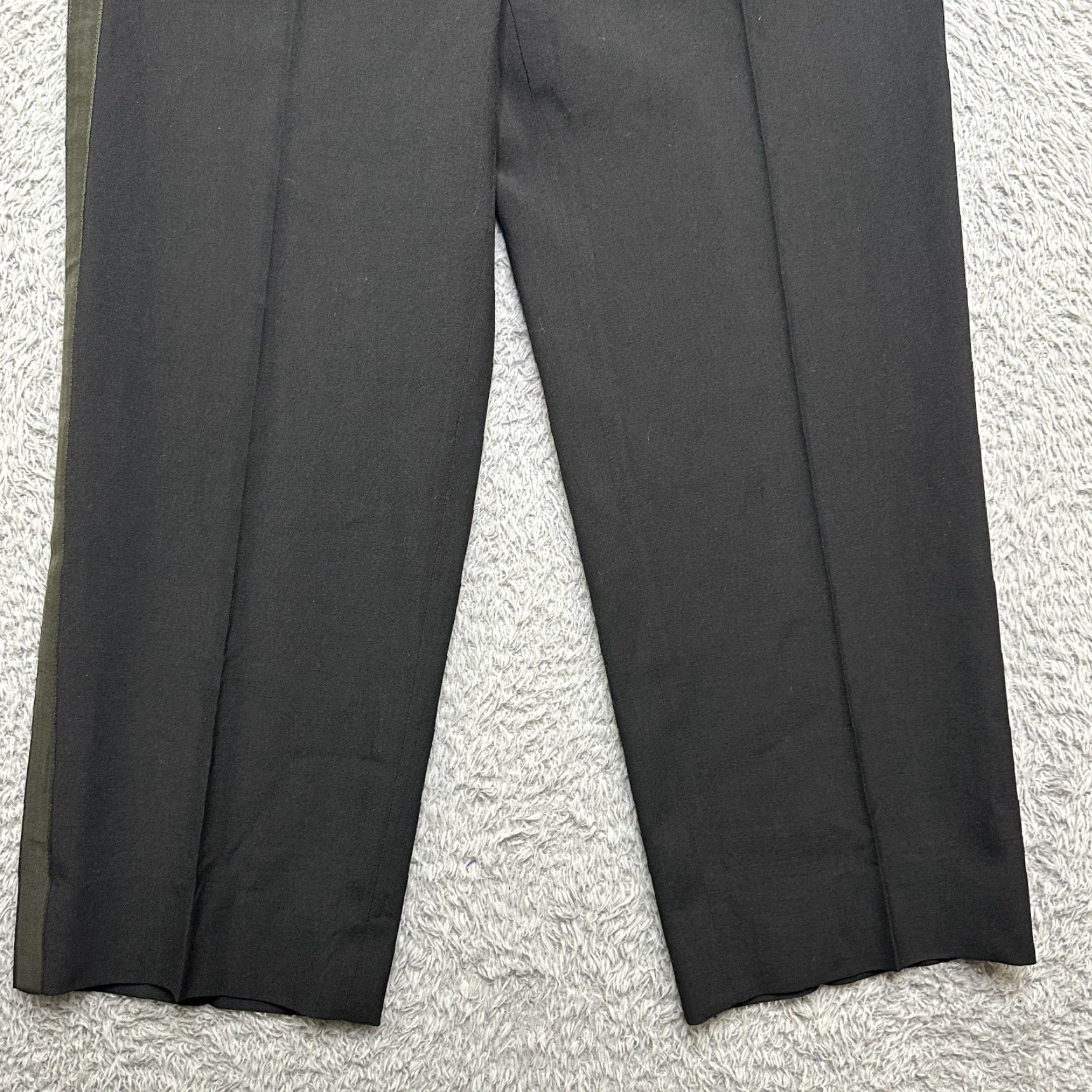 Vintage VINTAGE USAF Trousers 32x29 Black Wool Dress Military 60s True Vintage Talon Zip Navy? Size US 32 / EU 48 - 7 Thumbnail