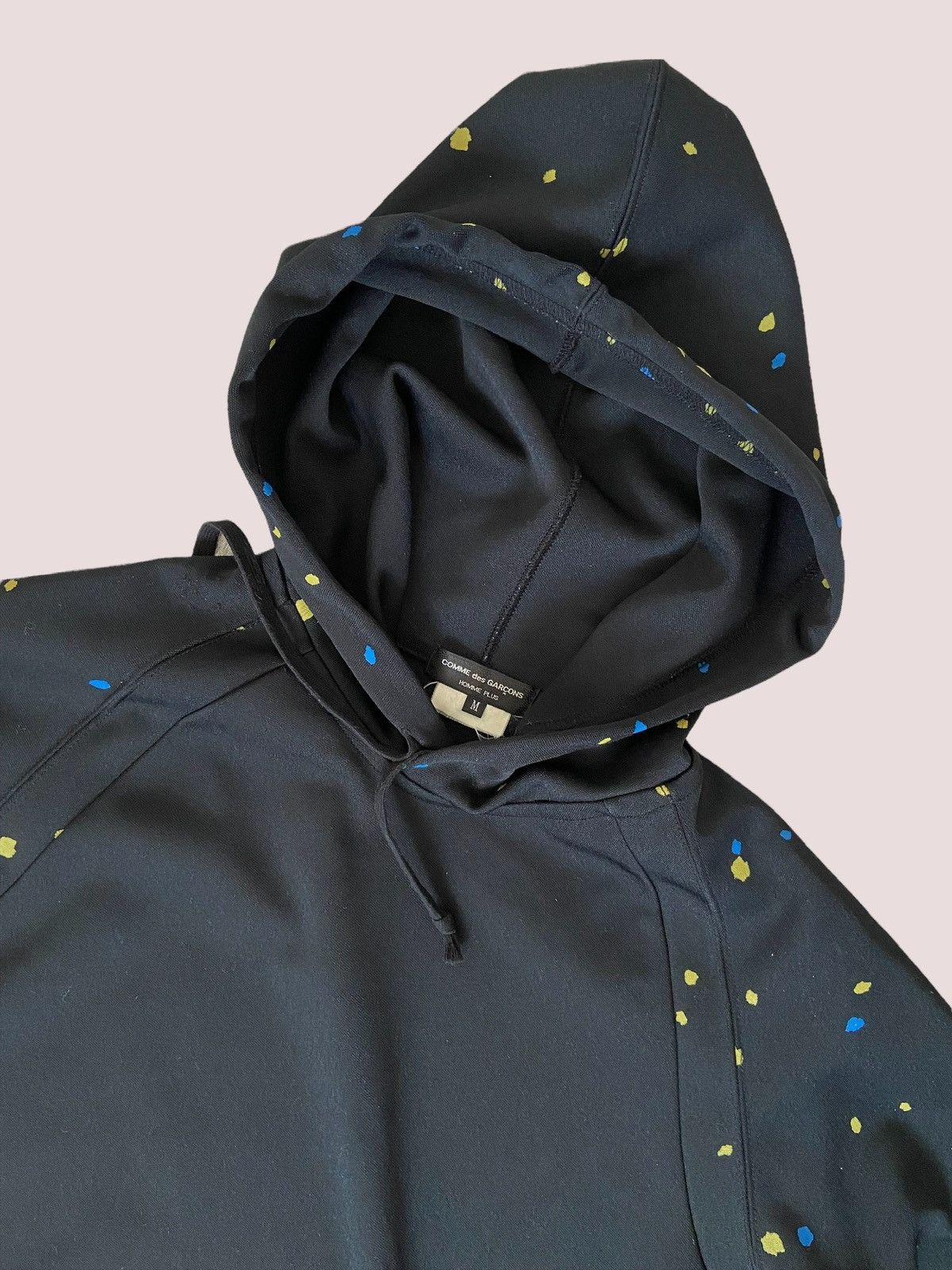 Comme des Garcons Homme Plus Polka Dot Hoodie AD2010 Size US M / EU 48-50 / 2 - 2 Thumbnail