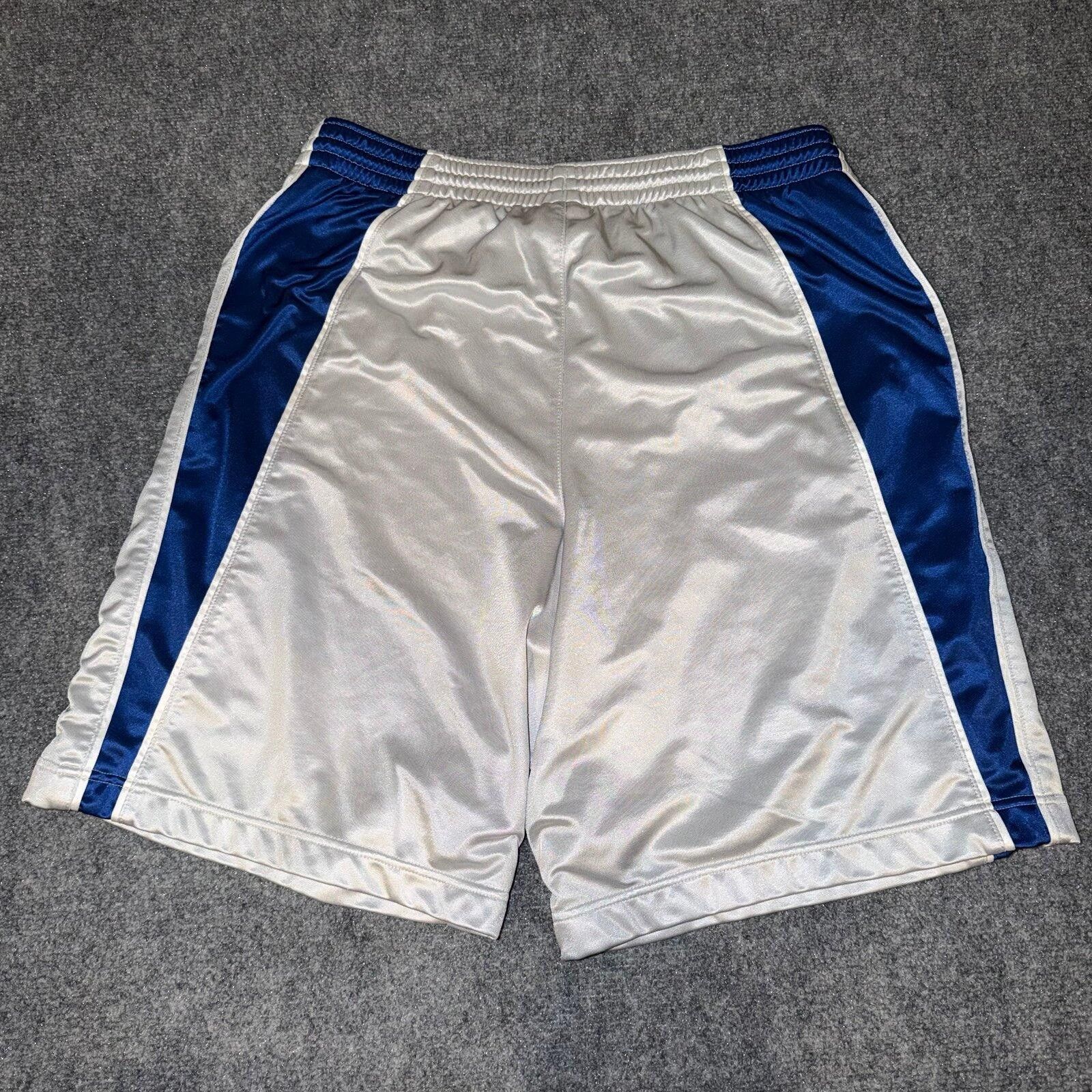 Nike Nike Hoop Tech Silver/Blue Dazzle Baggy Hoop Shorts Mens XL Size US 36 / EU 52 - 4 Thumbnail
