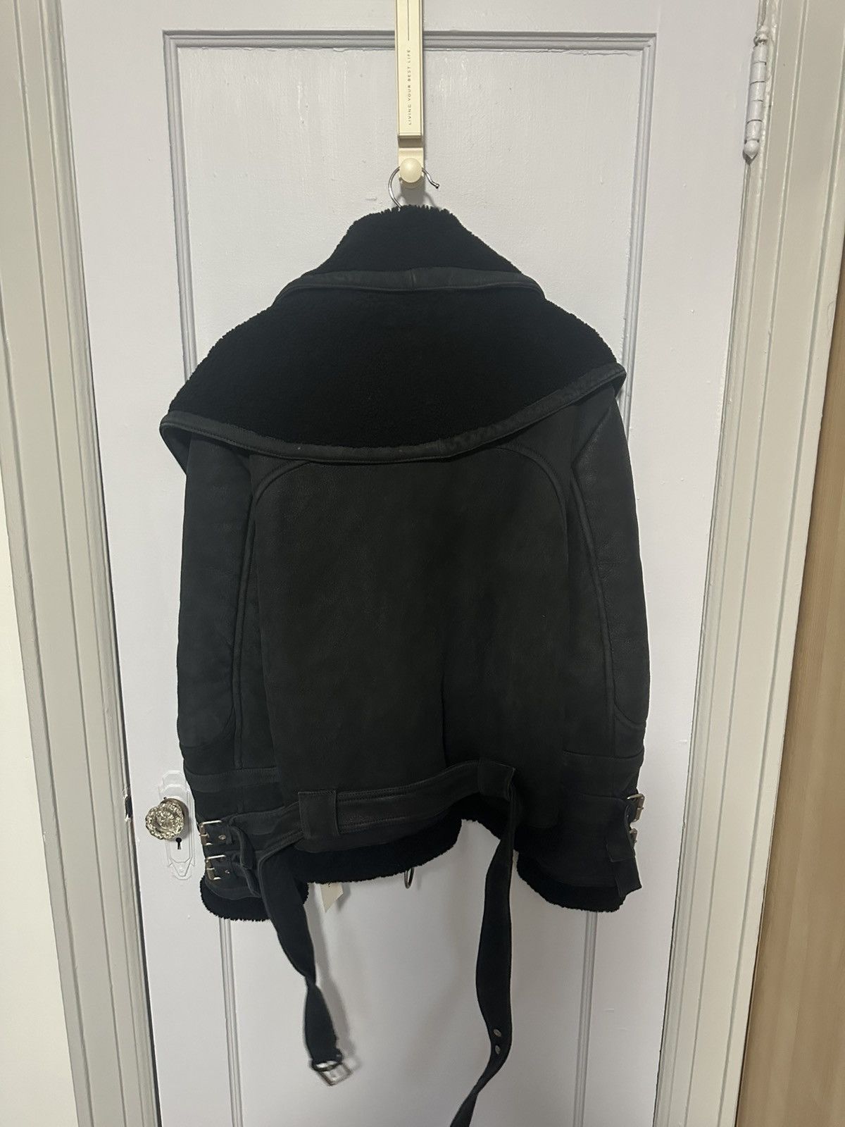 Off-White Off White Shearling Heavy Coat Size US XL / EU 56 / 4 - 2 Thumbnail