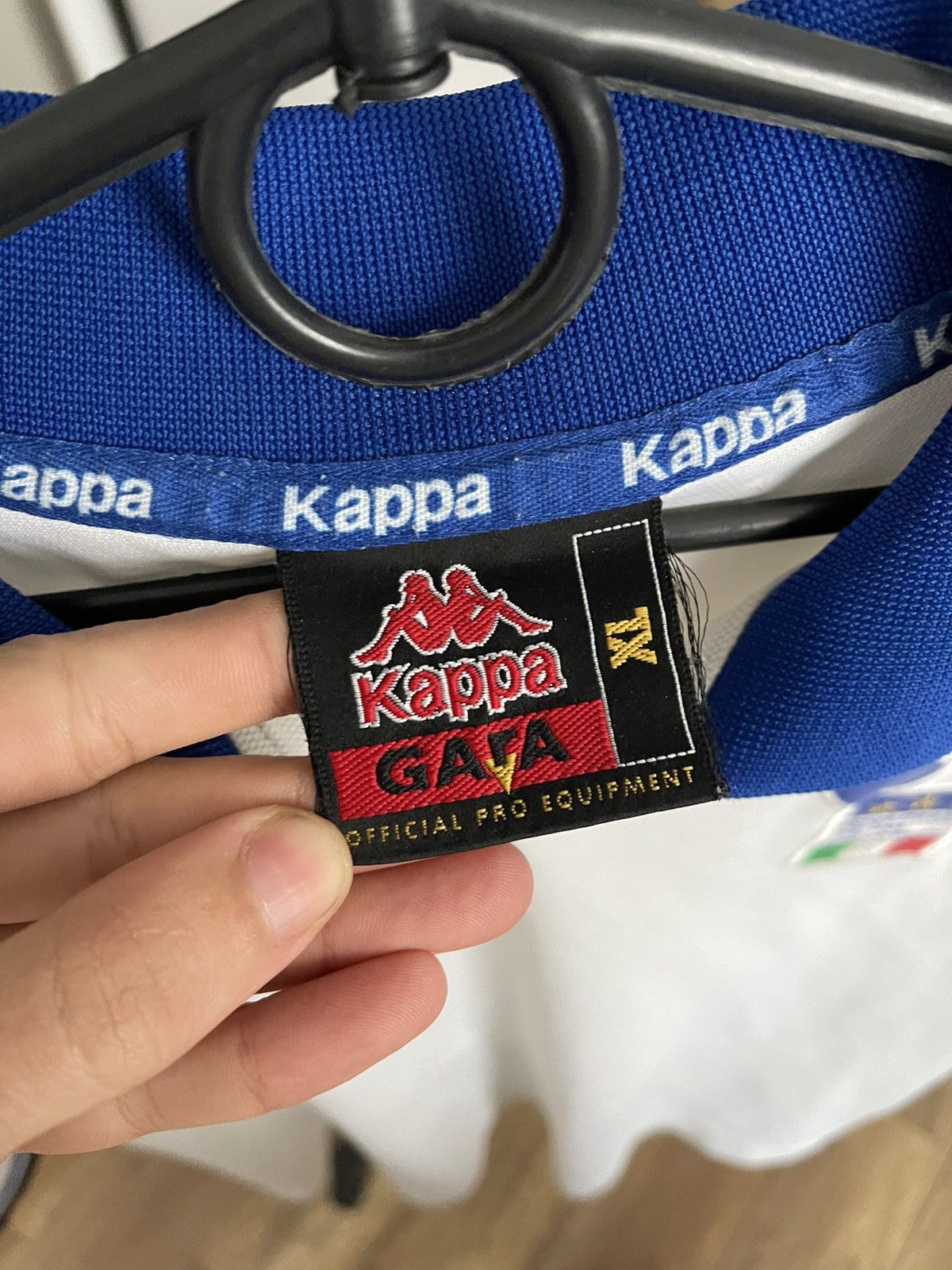 Kappa 1999/2000 Kappa Italy Training Vintage Soccer Jersey Shirt Size US XL / EU 56 / 4 - 8 Thumbnail