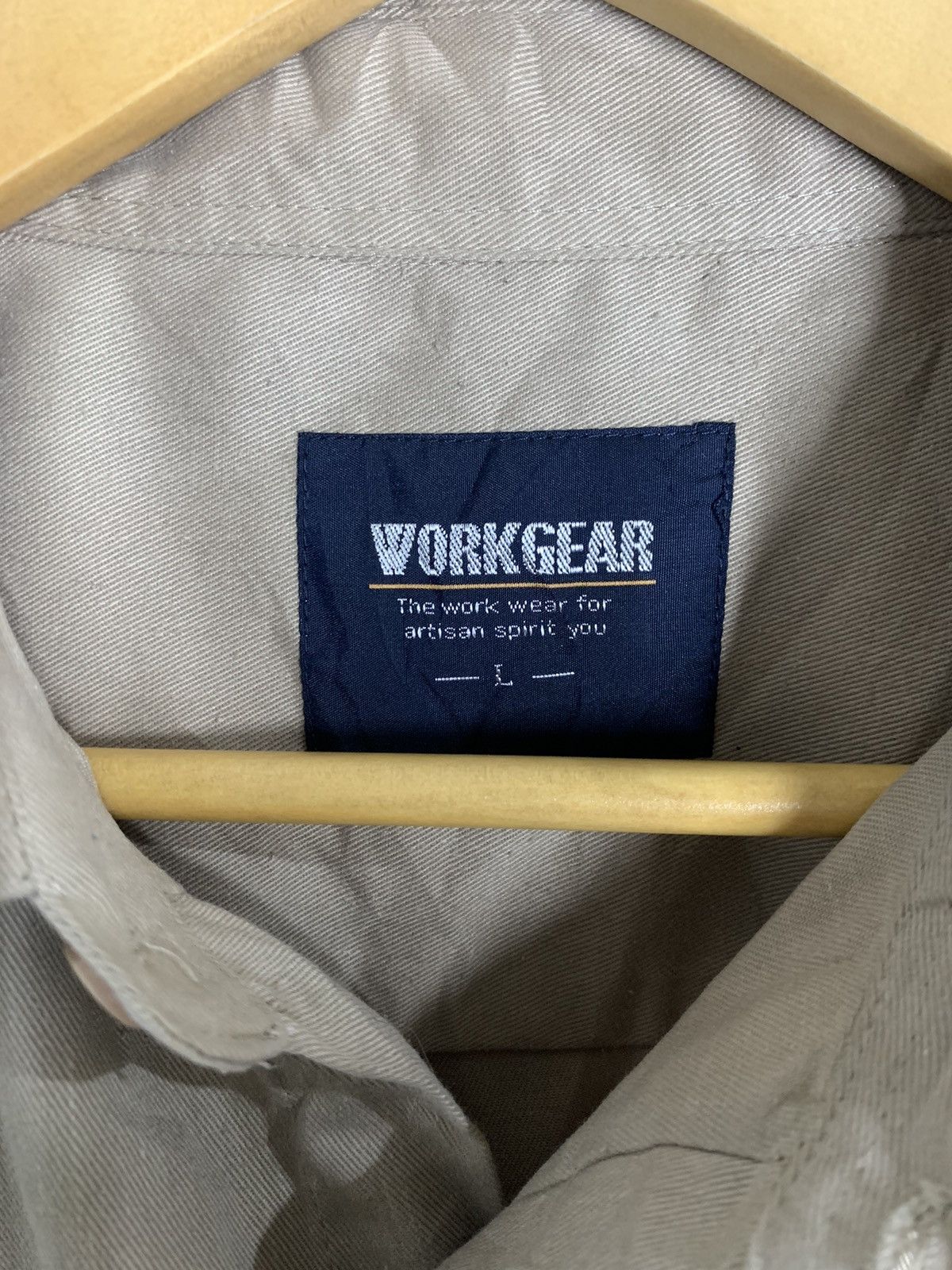 Japanese Brand × Vintage Vintage Workgear Button Down Jacket Size US L / EU 52-54 / 3 - 10 Thumbnail