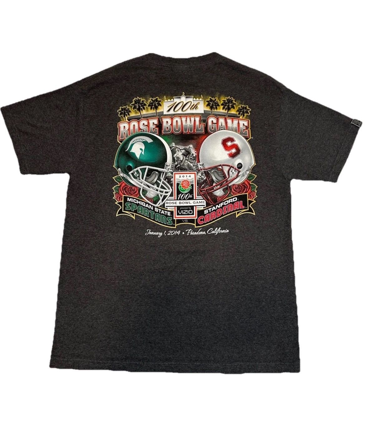 Other *OFFICIAL* 100th Rose Bowl Spartans Vs Cardinals 2014 Tee Size US L / EU 52-54 / 3 - 1 Thumbnail