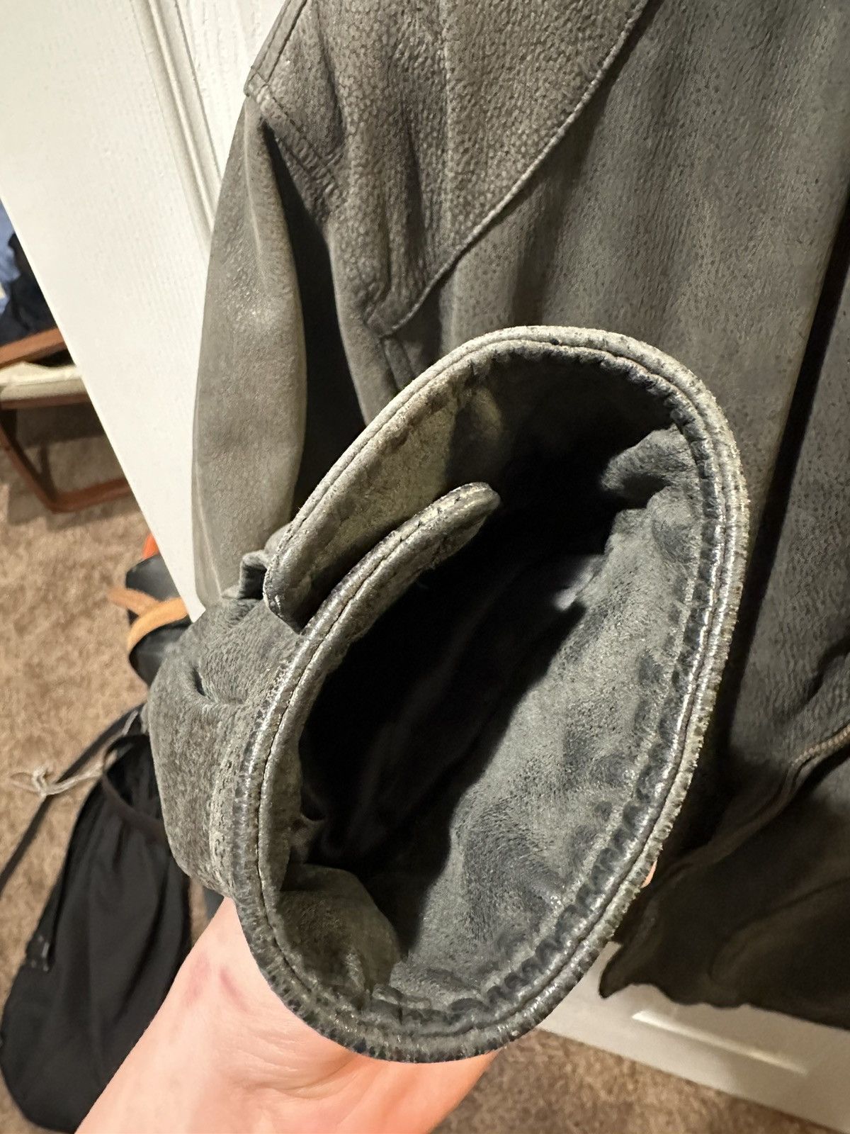 St. Johns Bay Heavy leather jacket. Size US L / EU 52-54 / 3 - 8 Thumbnail