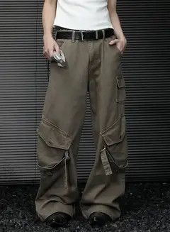 Japanese Brand Outdoor retro fashion side striped colorblock track pants Size US 32 / EU 48 - 5 Thumbnail