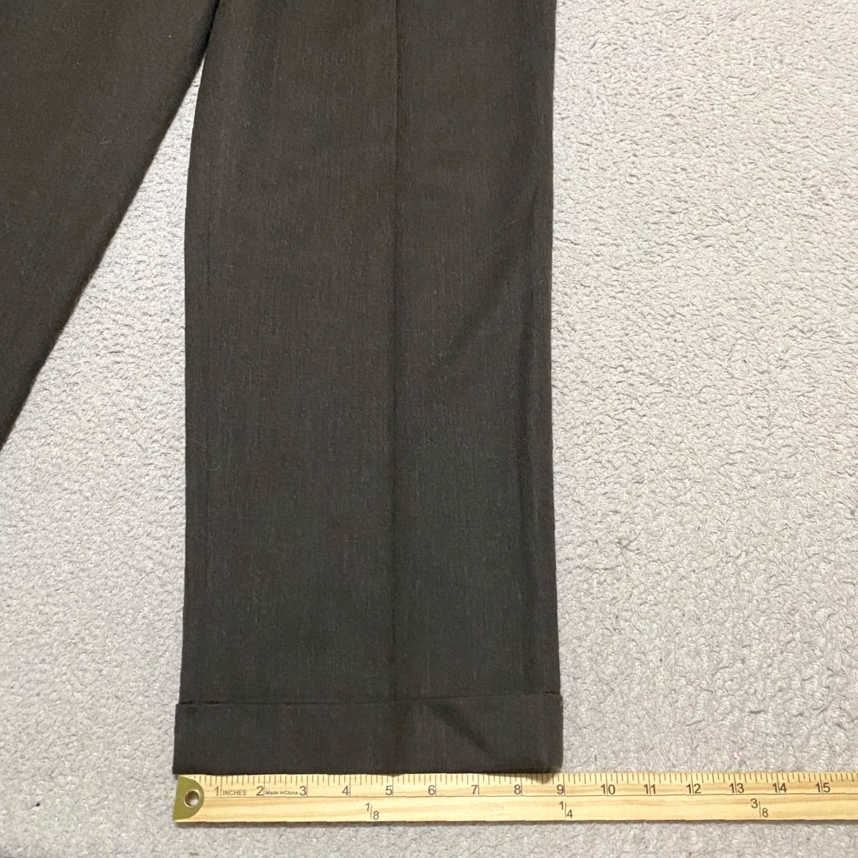 Ralph Lauren Lauren Ralph Lauren Mens 38 Dress Pants Brown Wool Straight Business Office Size US 38 / EU 54 - 5 Thumbnail