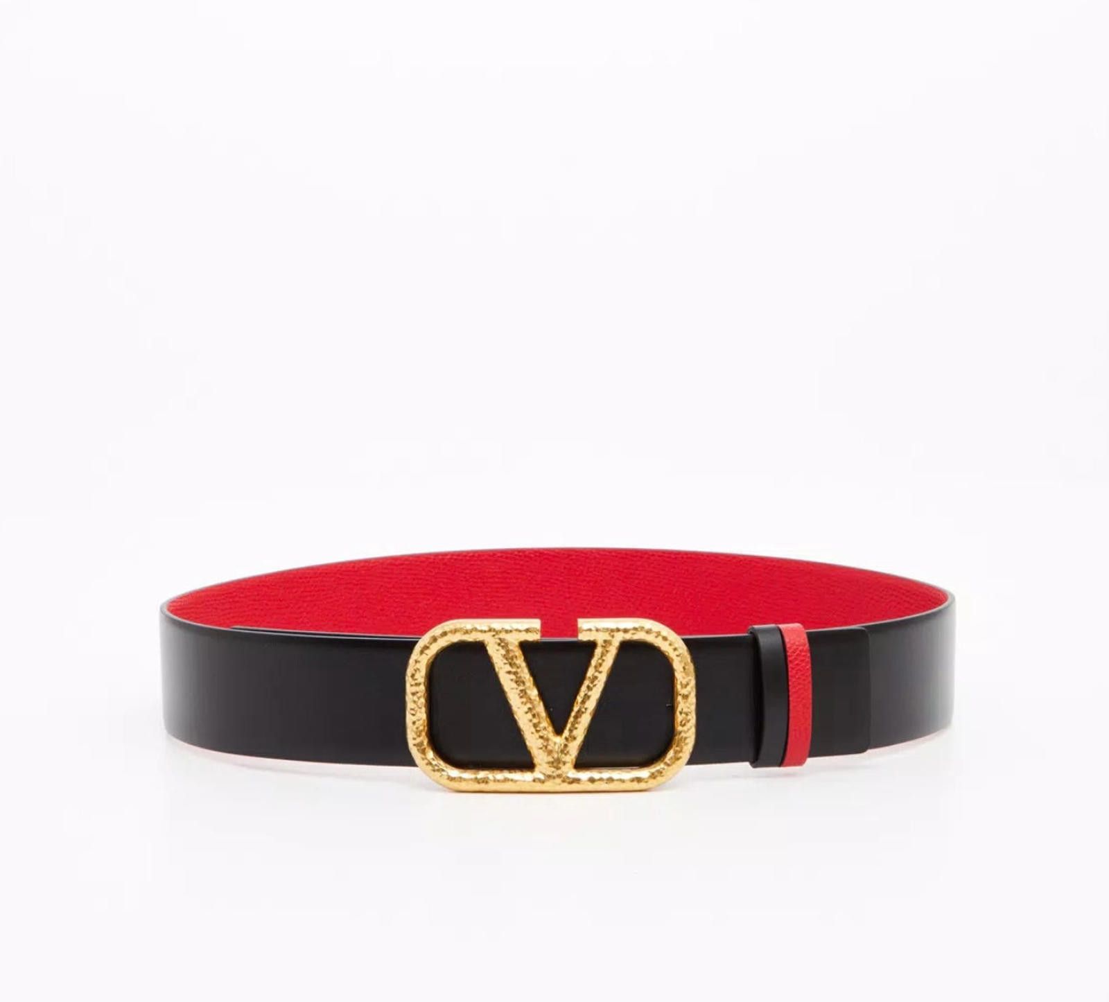 Designer Valentino Reversible Vlogo Signature Belt Size 85 Size ONE SIZE - 2 Thumbnail