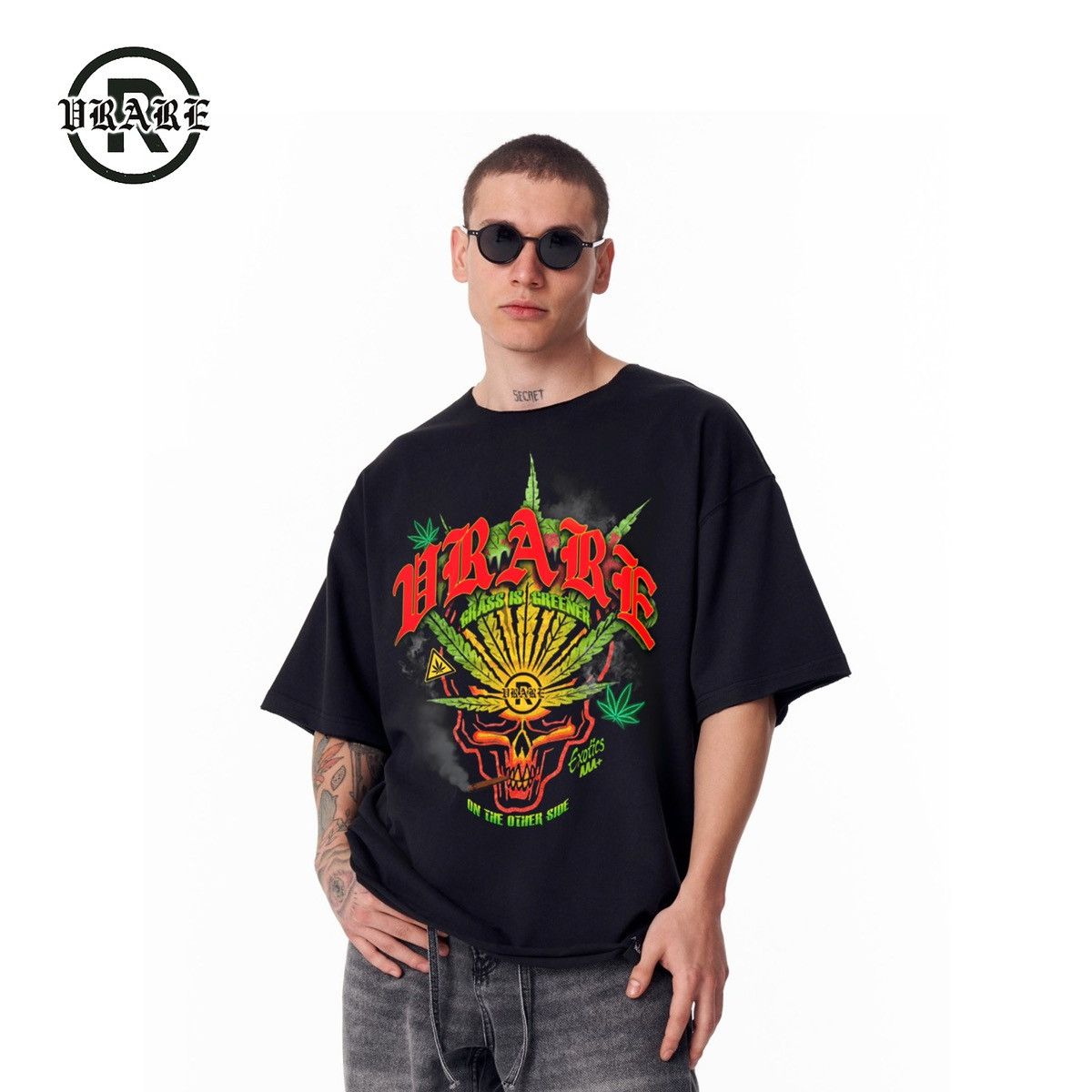 Vintage Custom vintage weed pot head band tee - pantera homage tee Size US L / EU 52-54 / 3 - 8 Thumbnail
