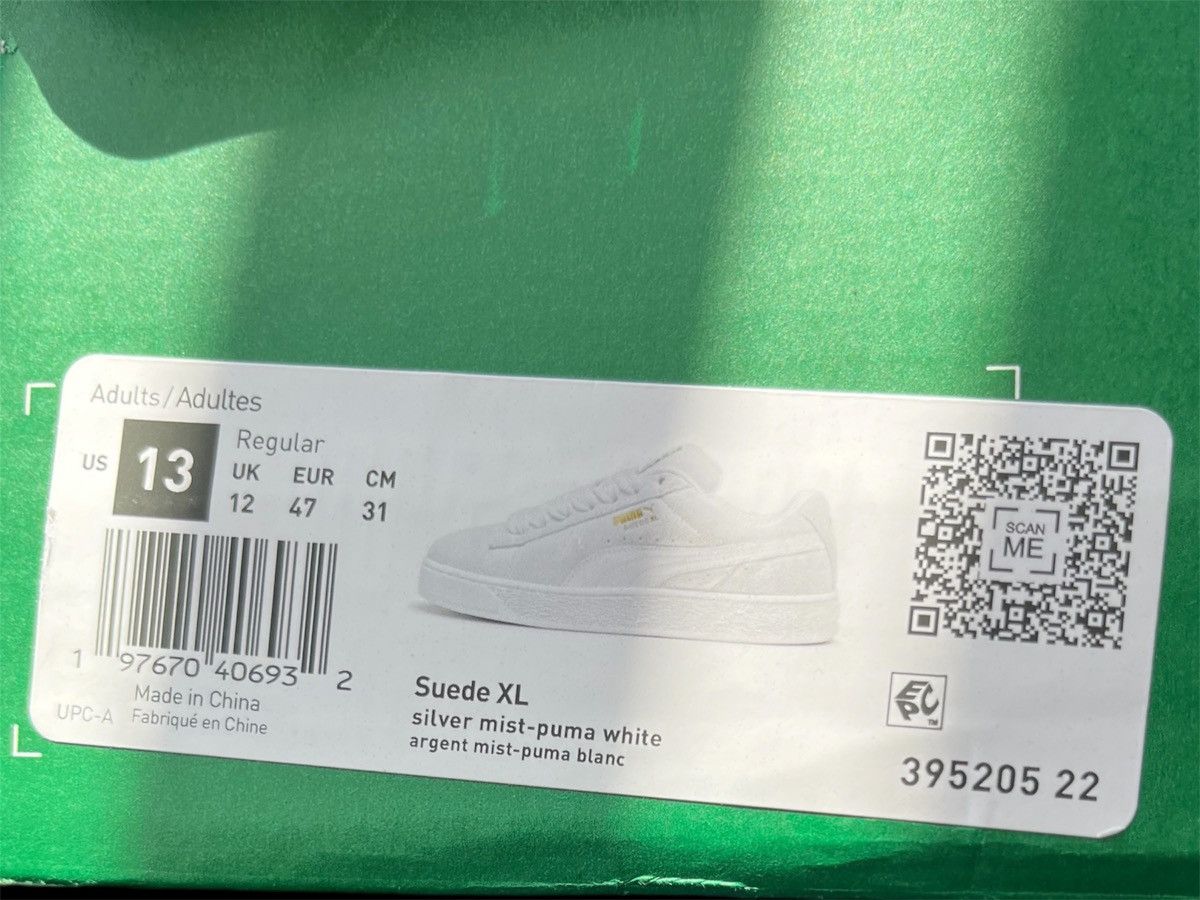Puma White Puma suede XL shoes Size US 13 / EU 46 - 11 Thumbnail