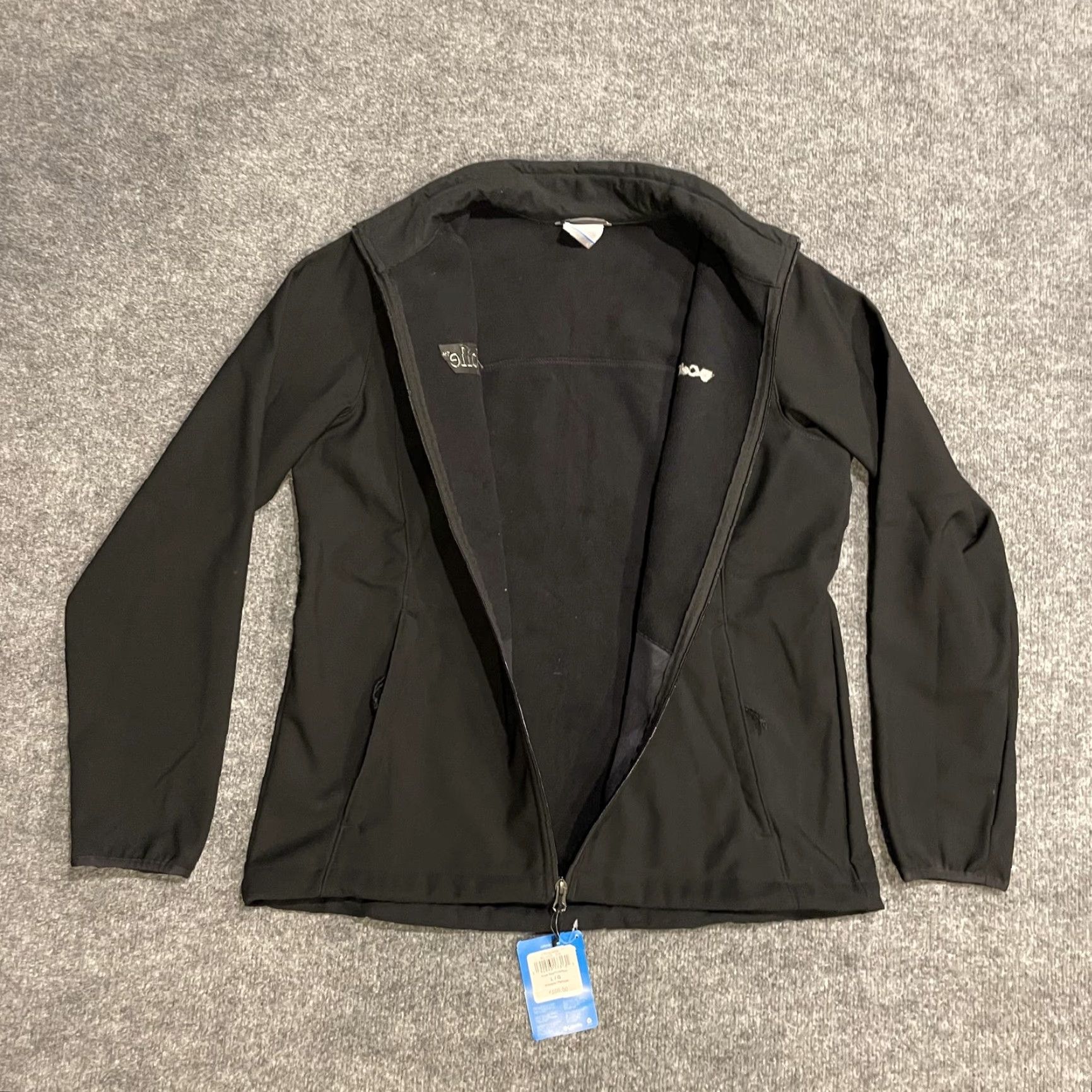 Vintage Columbia Kruser Ridge II Softshell Jacket T Mobile Womens Large Black NWT Size L / US 10 / IT 46 - 3 Thumbnail