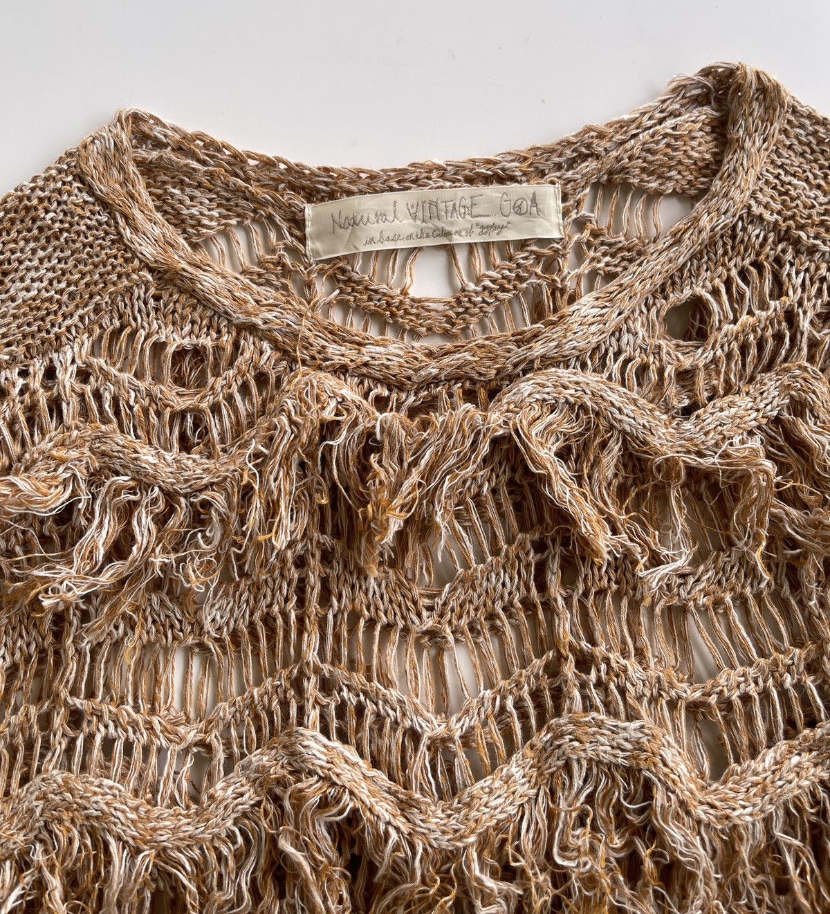 GOA G.O.A Net Fringe Knitted Sweater Size M / US 6-8 / IT 42-44 - 19 Thumbnail