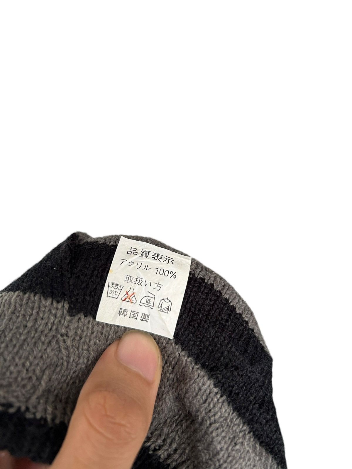 Japanese Brand × Kapital × Vintage Distressed Punk Bondage Style Reversible Beanie Hats☠️☠️ Size ONE SIZE - 10 Thumbnail