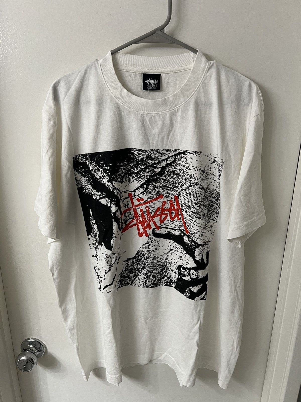 Stussy Stussy white creation tee Size US XL / EU 56 / 4 - 1 Thumbnail