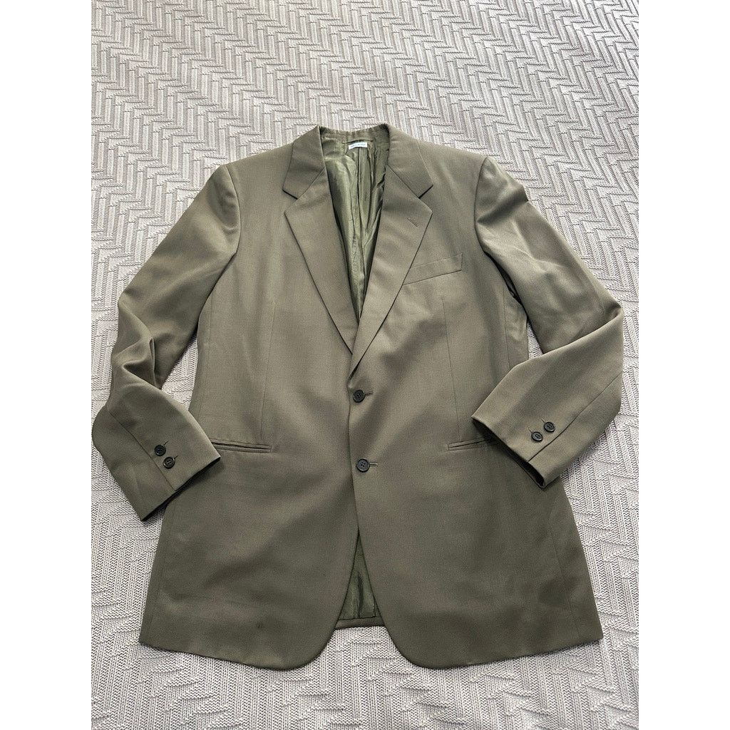 Brioni Vintage Brioni khaki tan wool two button blazer size 40R Size 40R - 1 Thumbnail
