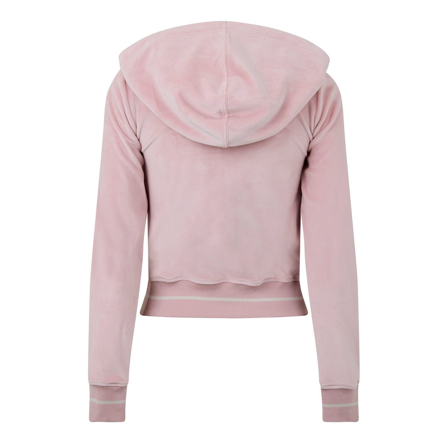 Palm Angels o1g2r1mq0325 Chenille Mini Zipped Hoodie in Nude Size XXS / US 00 / IT 34 - 2 Thumbnail