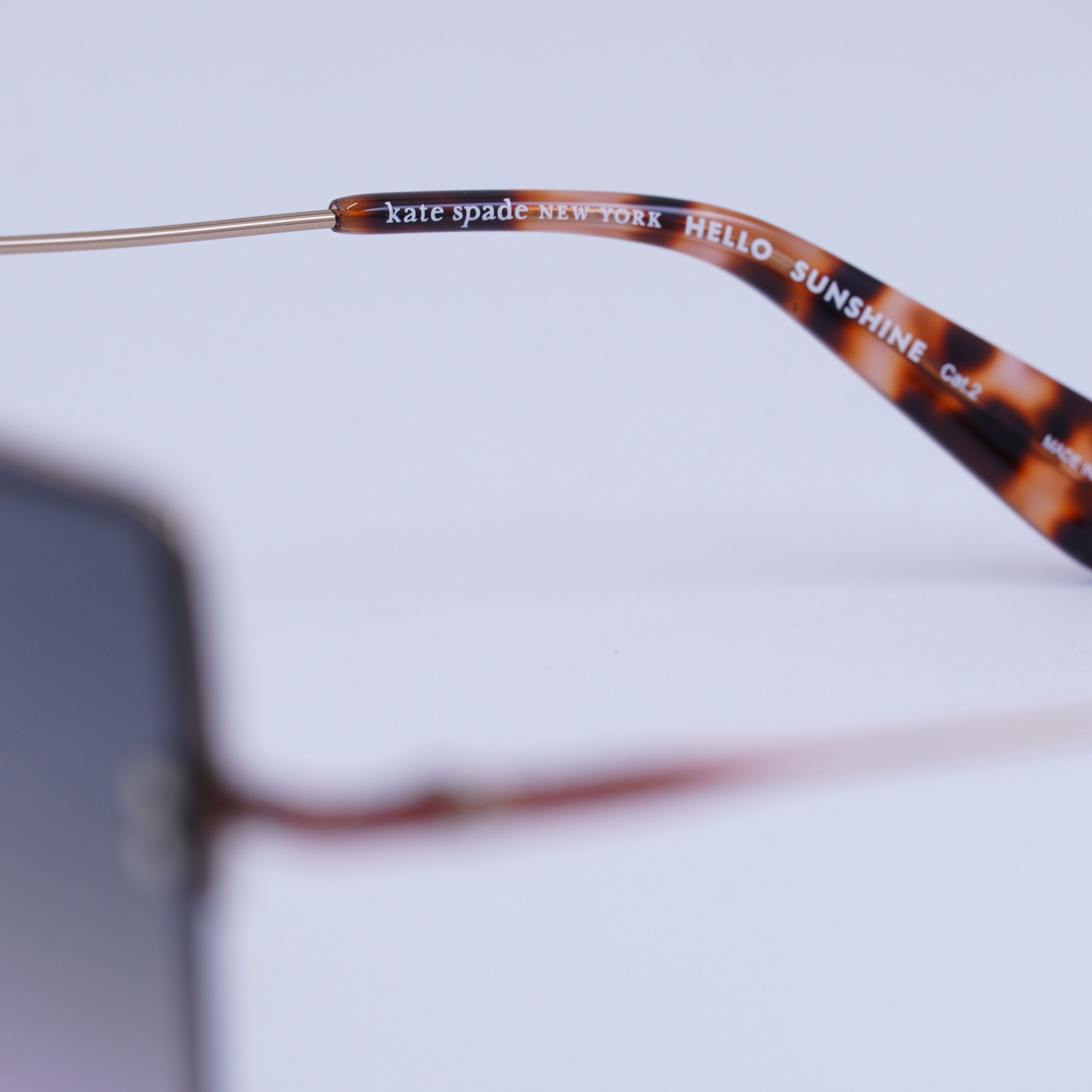 Kate Spade Kate Spade ARIELLA/G/S 0AU2 UQ Sunglasses Gold Butterfly Size ONE SIZE - 3 Thumbnail