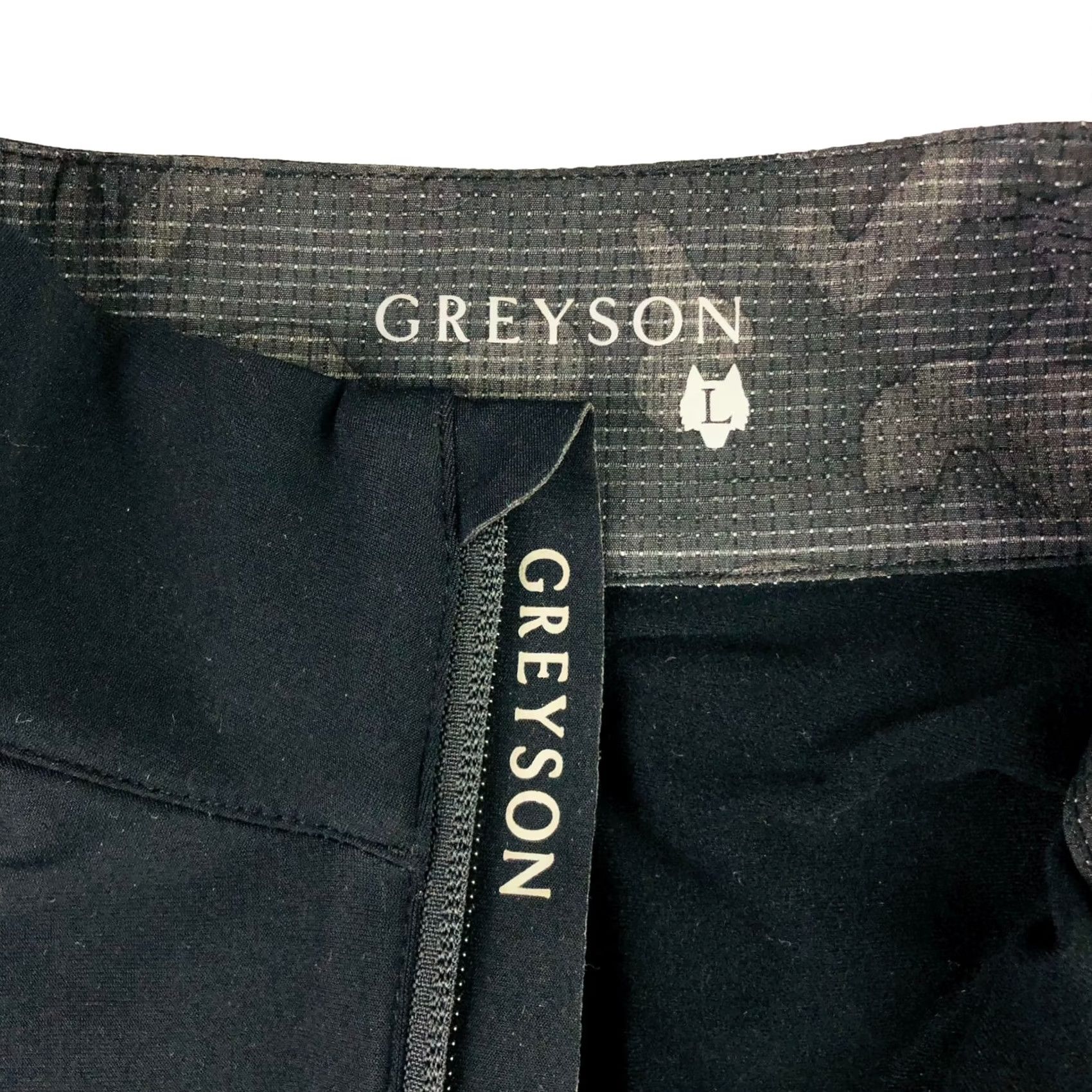 Vintage Greyson Men's 1/4 Zip Performance Stretch Pullover Jacket Black L Size US L / EU 52-54 / 3 - 4 Thumbnail