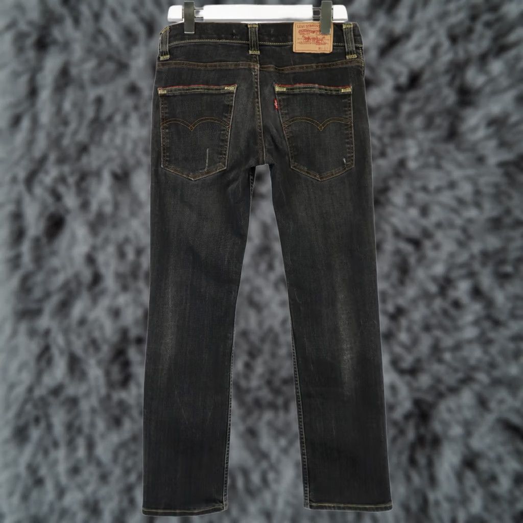 Levi's LEVI'S 511 Jeans Slim Men's W32/L32 Whiskers Fade Distressed Stretch Denim 5-Pocket Solid Gray Vintage? No Size US 32 / EU 48 - 1 Thumbnail