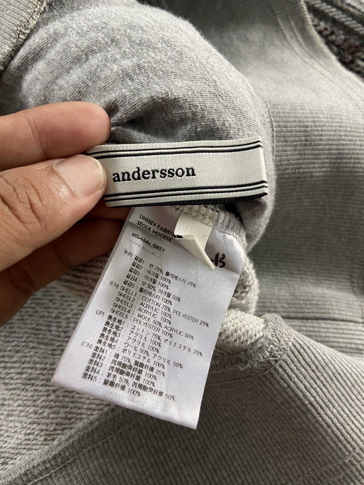 Andersson Bell Anderson bell contrast antwerp hoodie plaid Size US XL / EU 56 / 4 - 8 Thumbnail