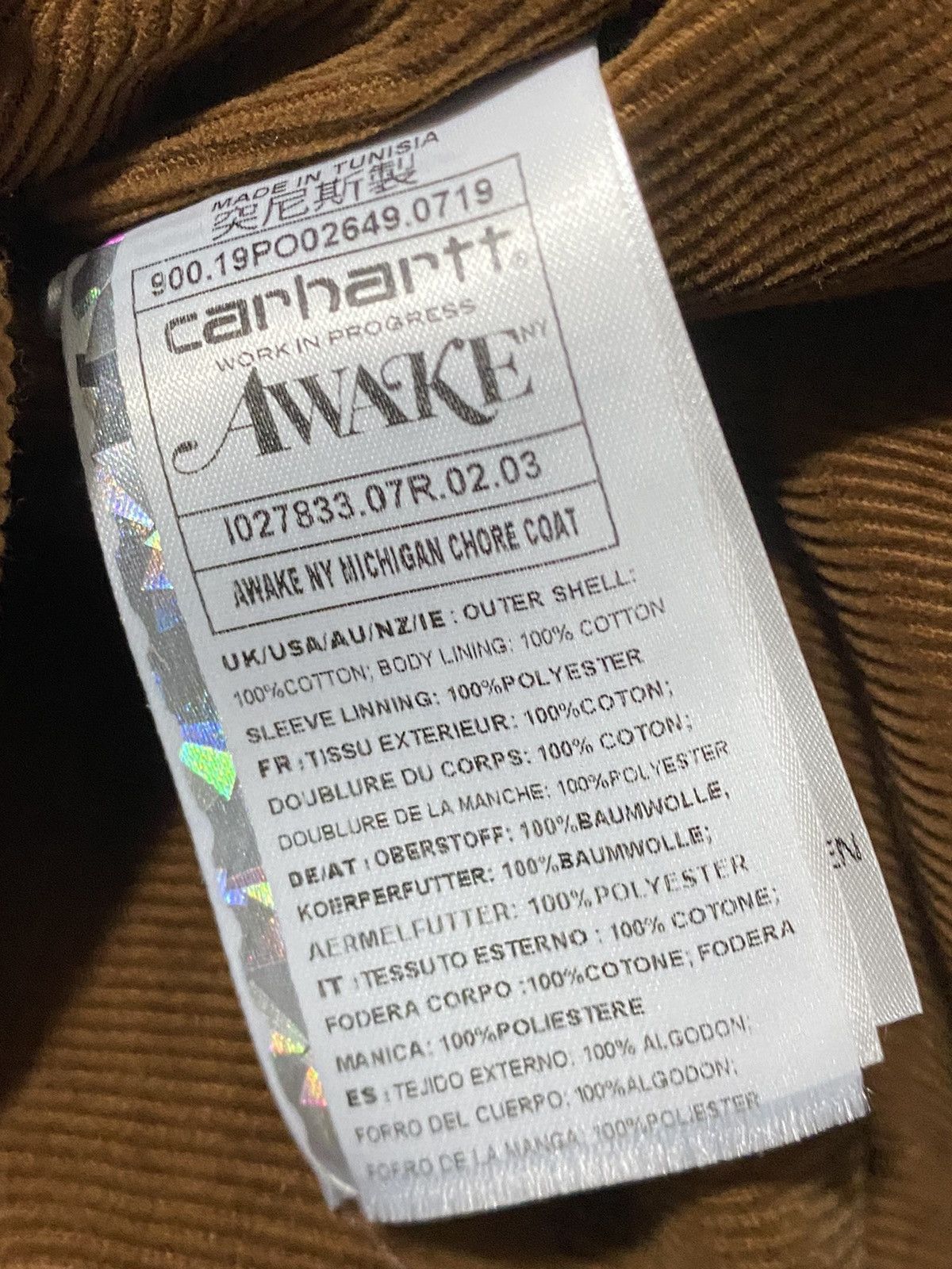 Carhartt Wip Carhartt Wip x Awake NY Michigan Chore Coat Jacket, XL, new Size US XL / EU 56 / 4 - 16 Thumbnail