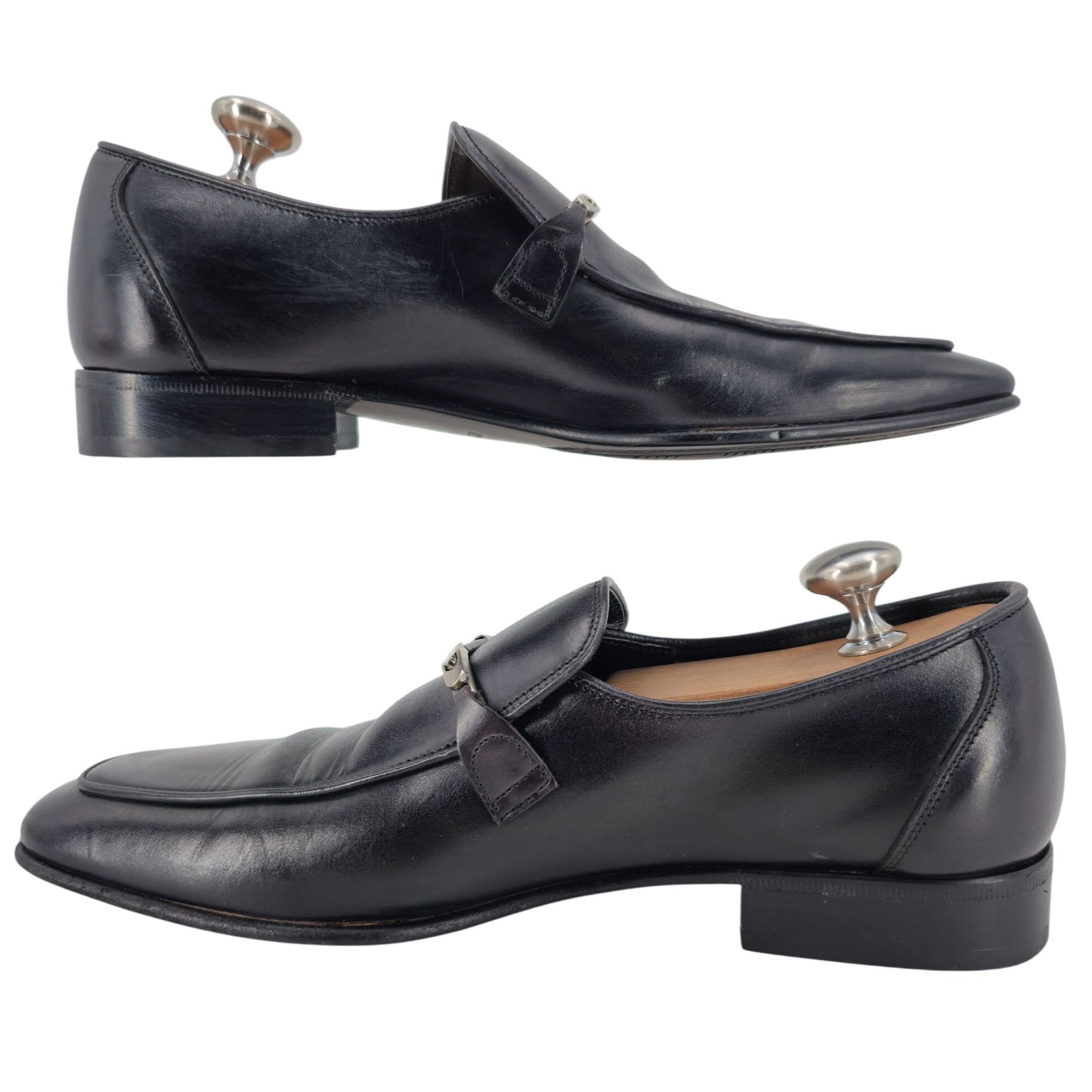 Salvatore Ferragamo Salvatore Ferragamo Italy Mens 6 Black Leather Dress Shoes Size US 6 / EU 39 - 9 Thumbnail