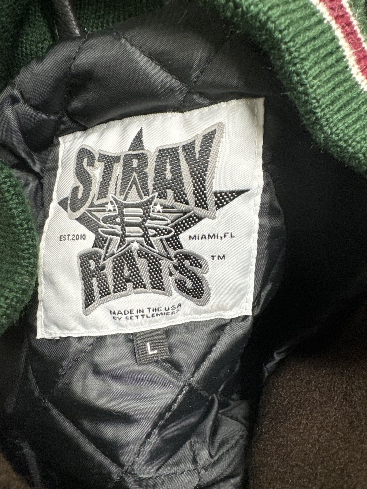Stray Rats Stray Rats Brown Varsity Jacket 10 Year Anniversary Size US L / EU 52-54 / 3 - 6 Thumbnail